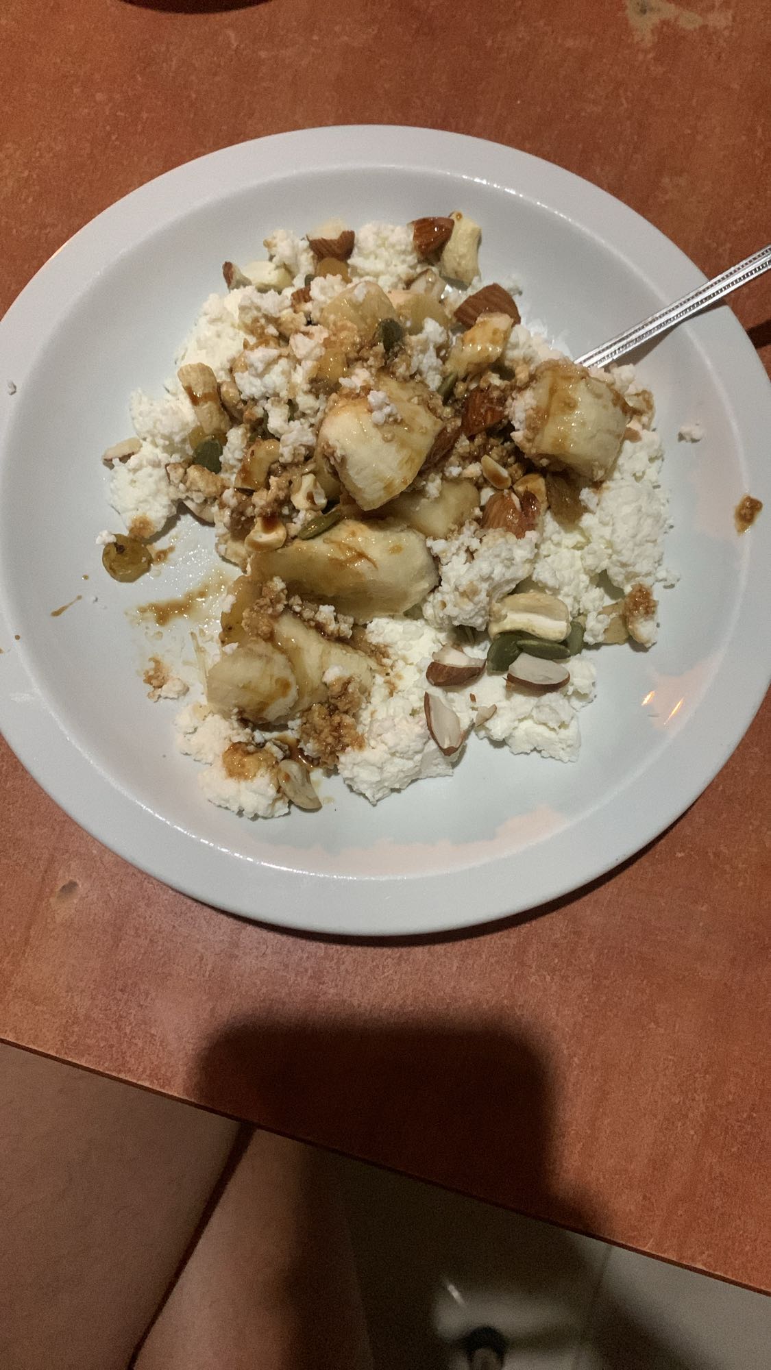 Cottage Cheese Banana Mix