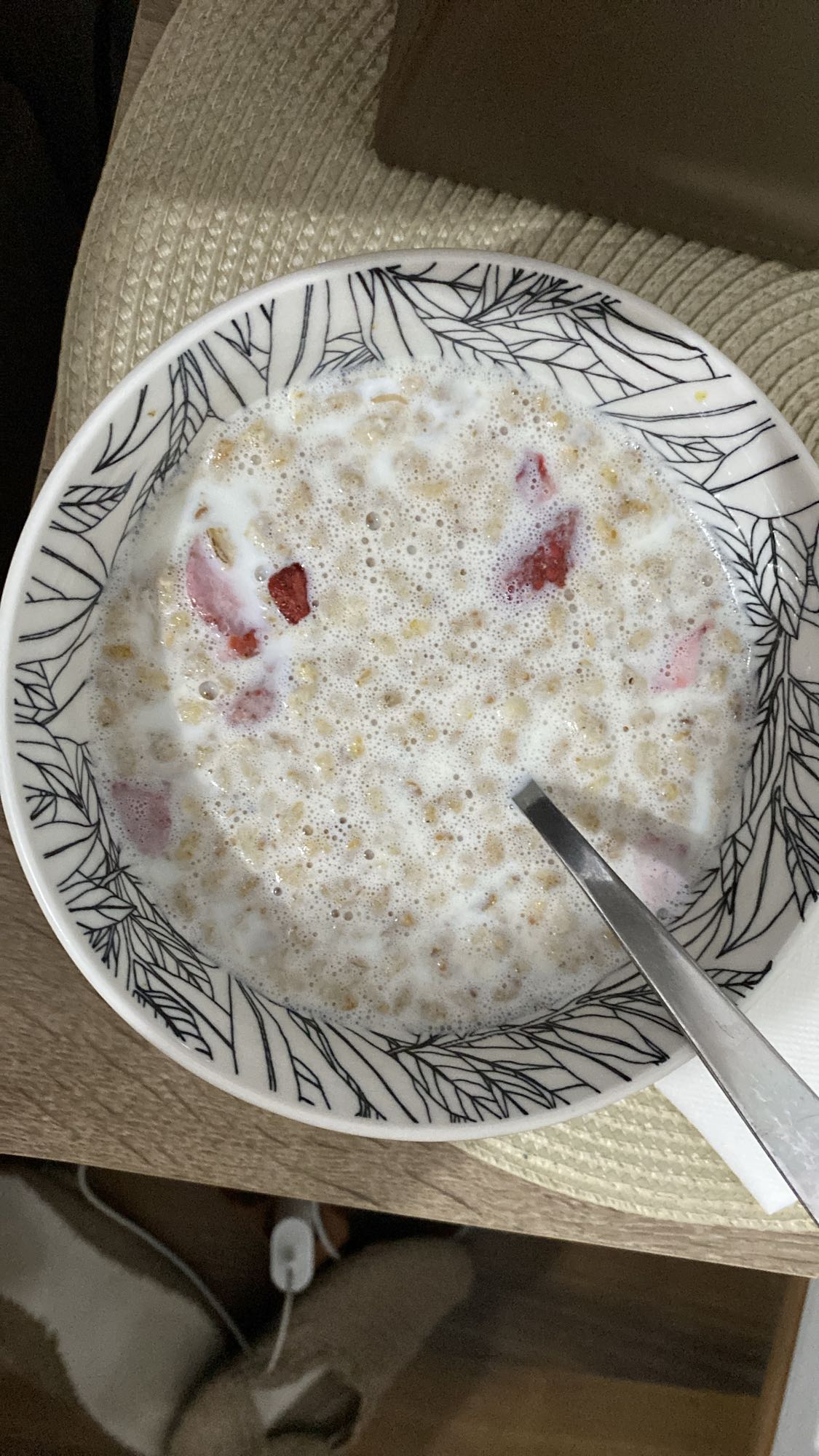 Fulgi ovăz cu lapte