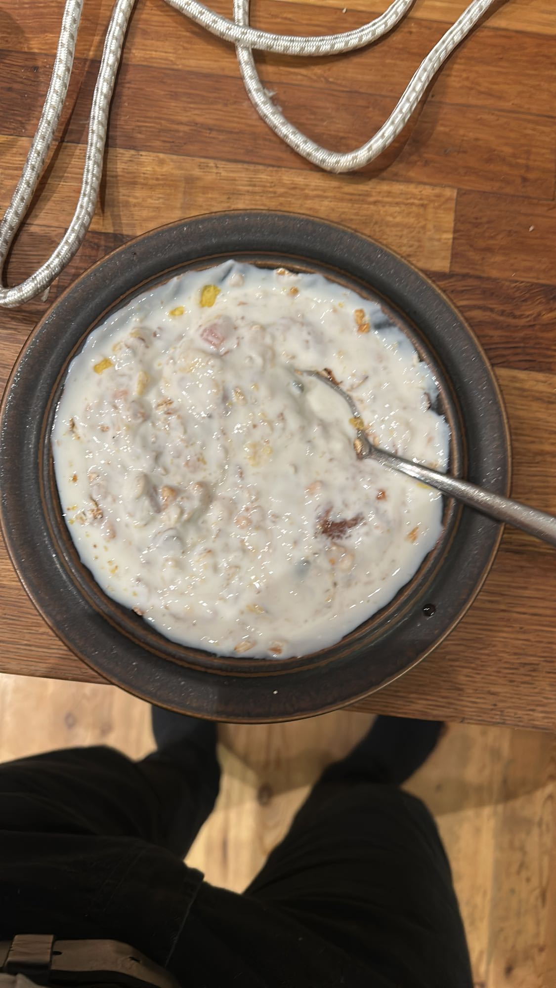 Müsli med mjölk