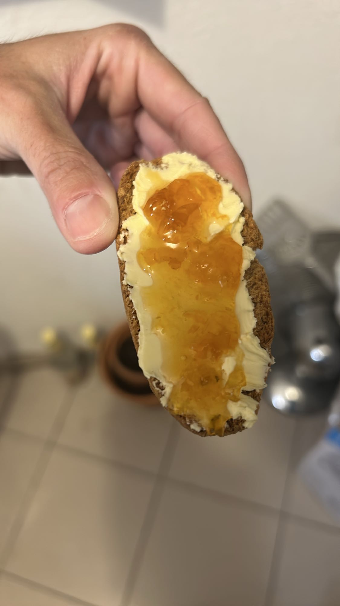 Tartine beurre confiture