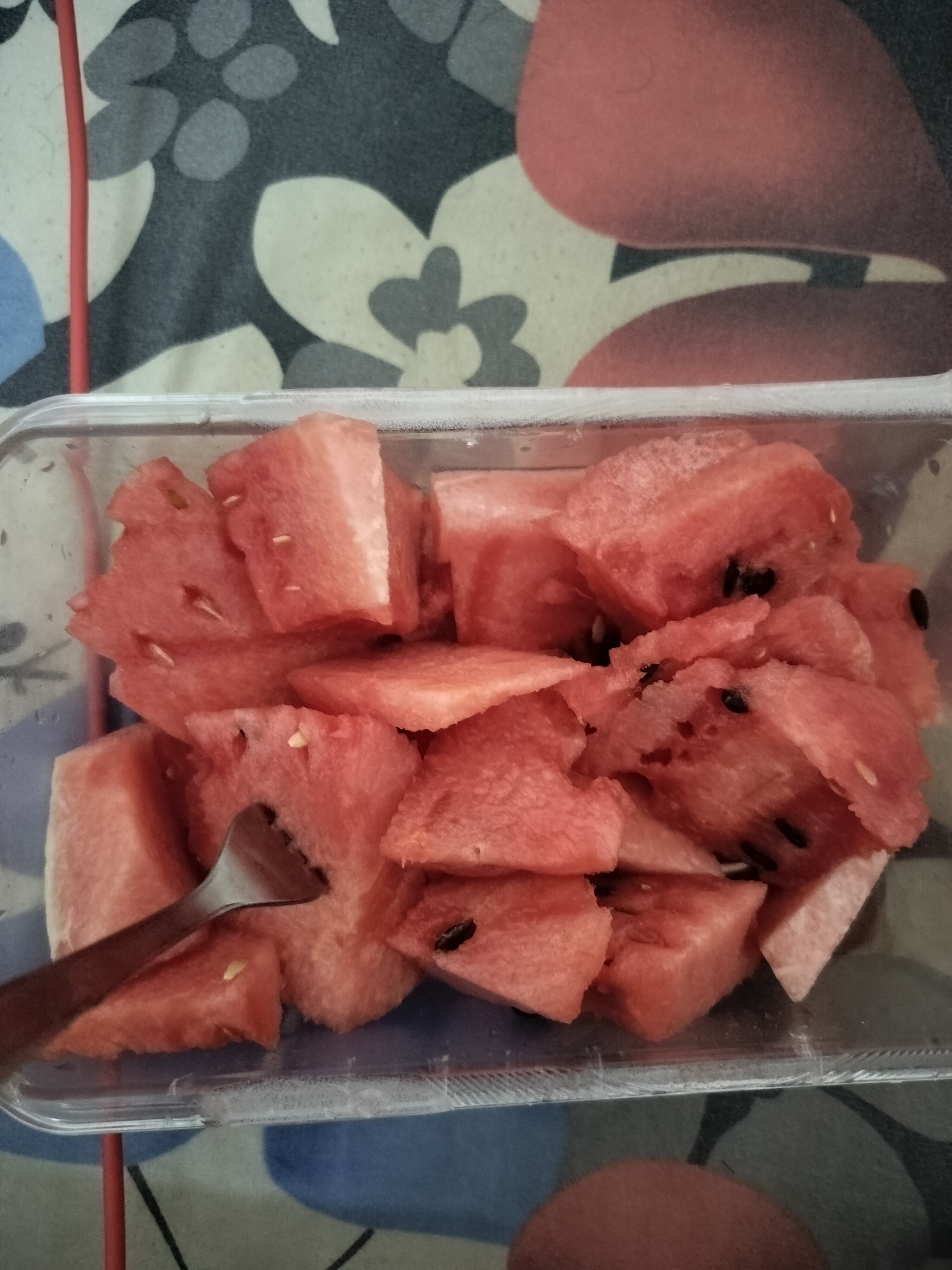 Fresh Watermelon Cubes
