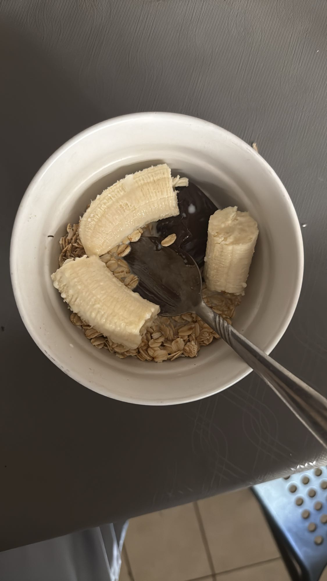 Banana Oats with Chocolate