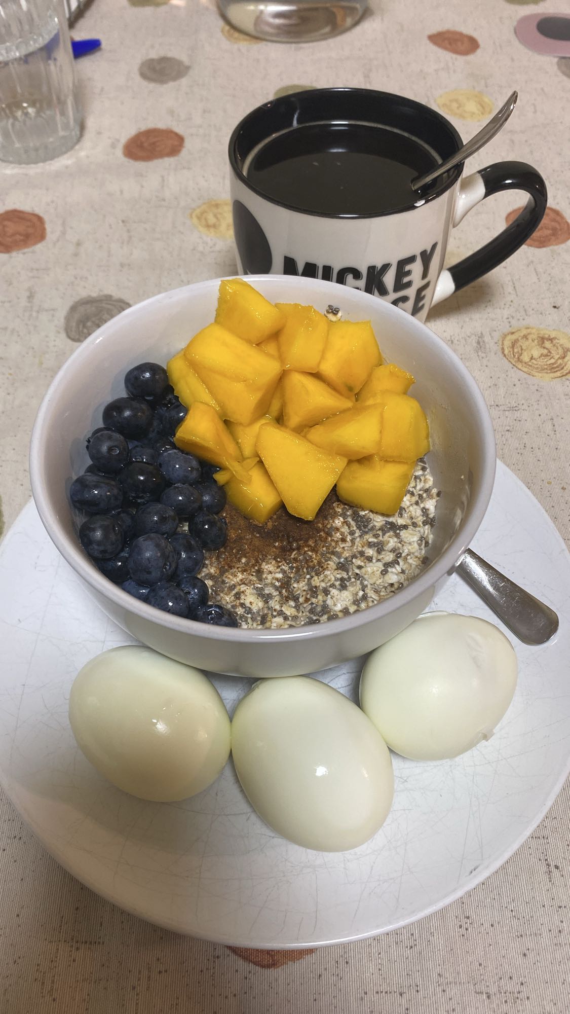 Desayuno saludable con avena