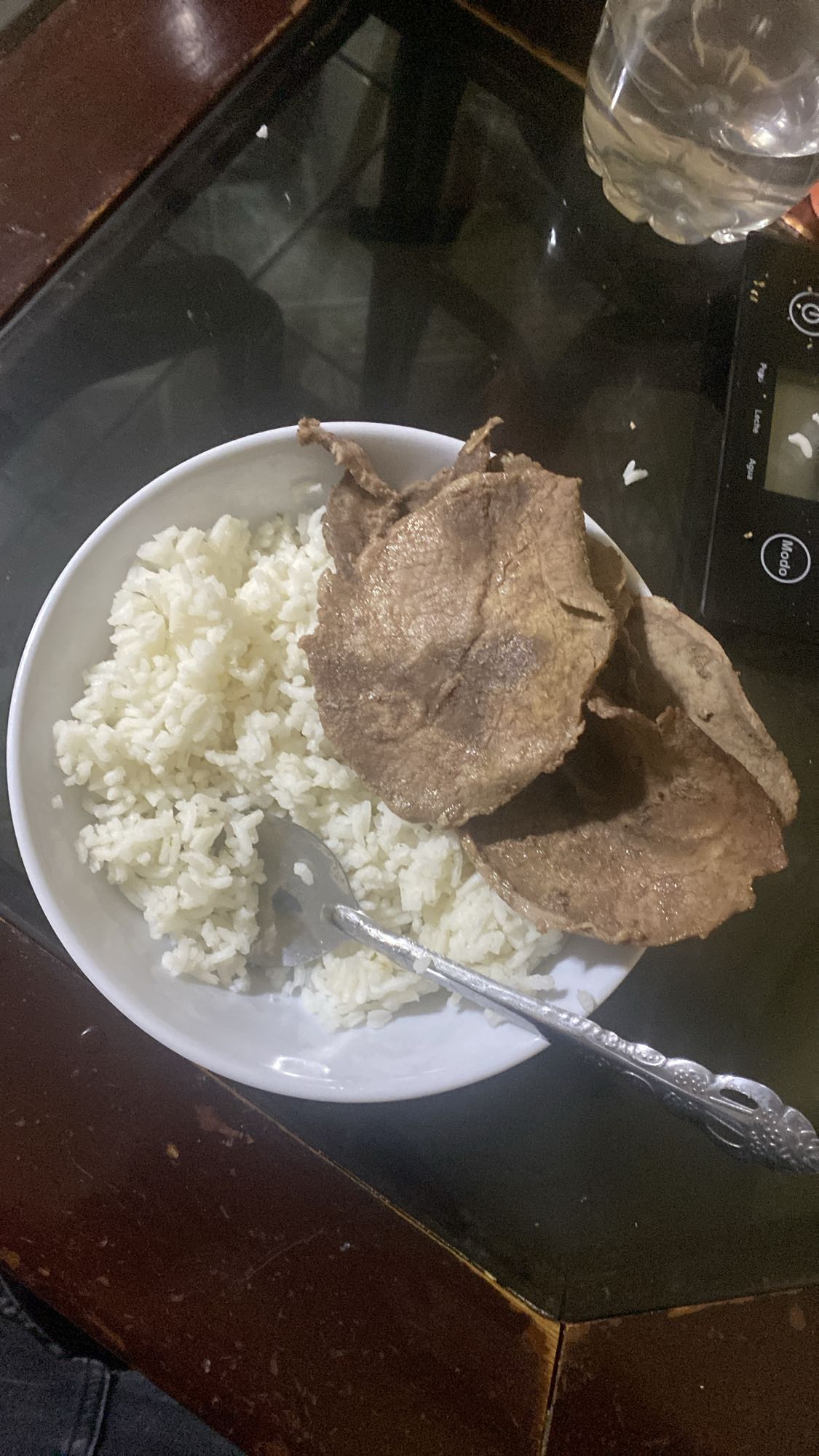 arroz con carne frita