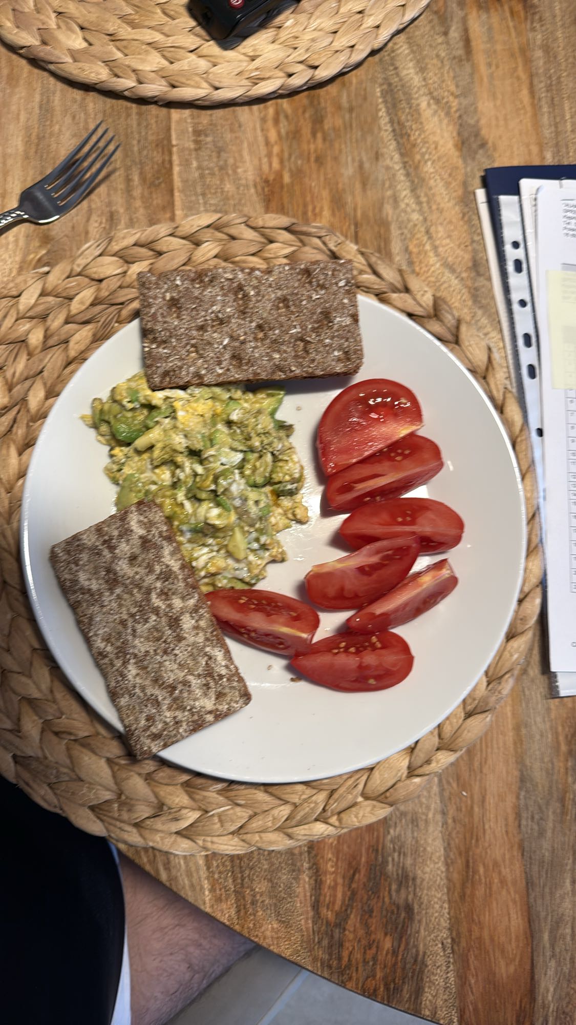 Jajecznica z warzywami