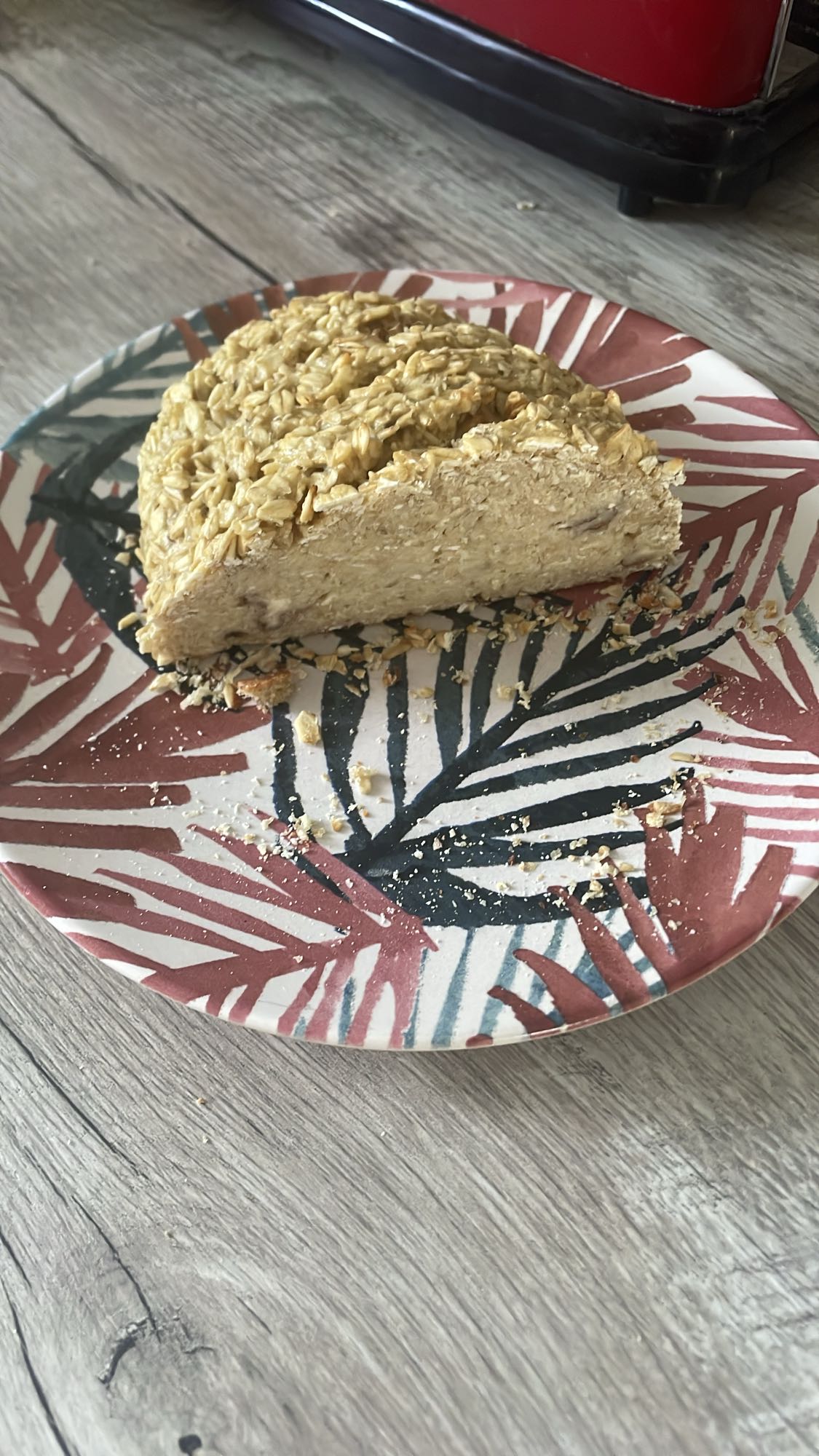 gâteau avoine banane