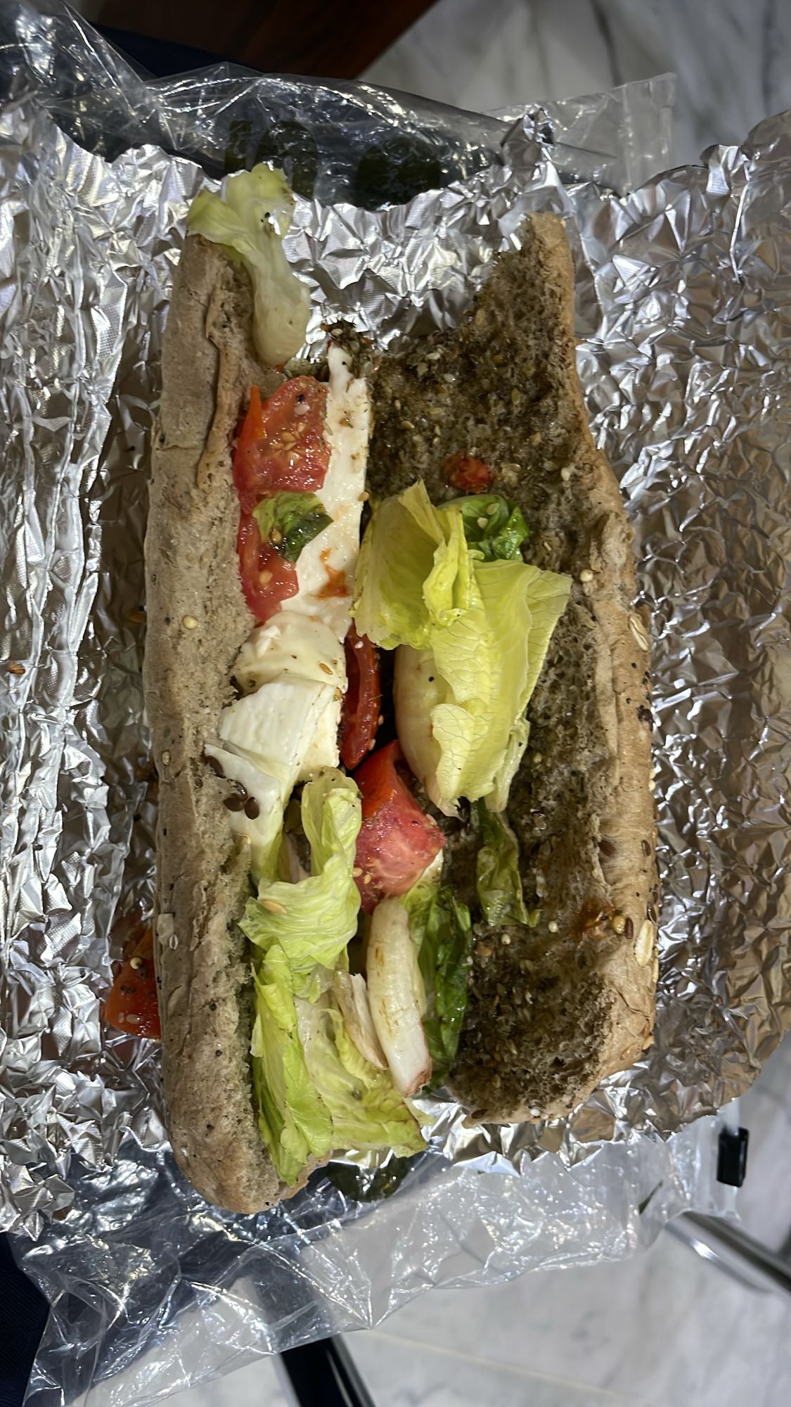 Caprese Veggie Sandwich