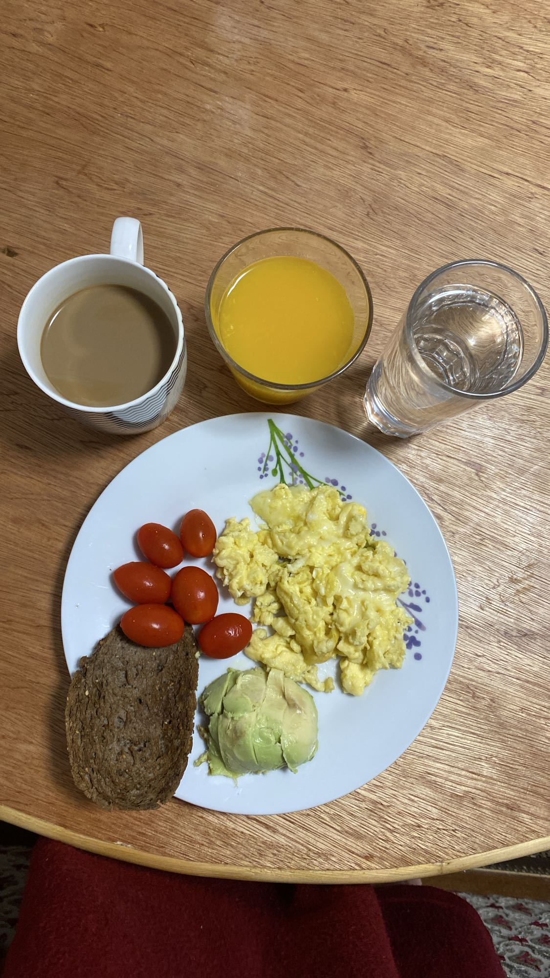 Desayuno saludable mixto