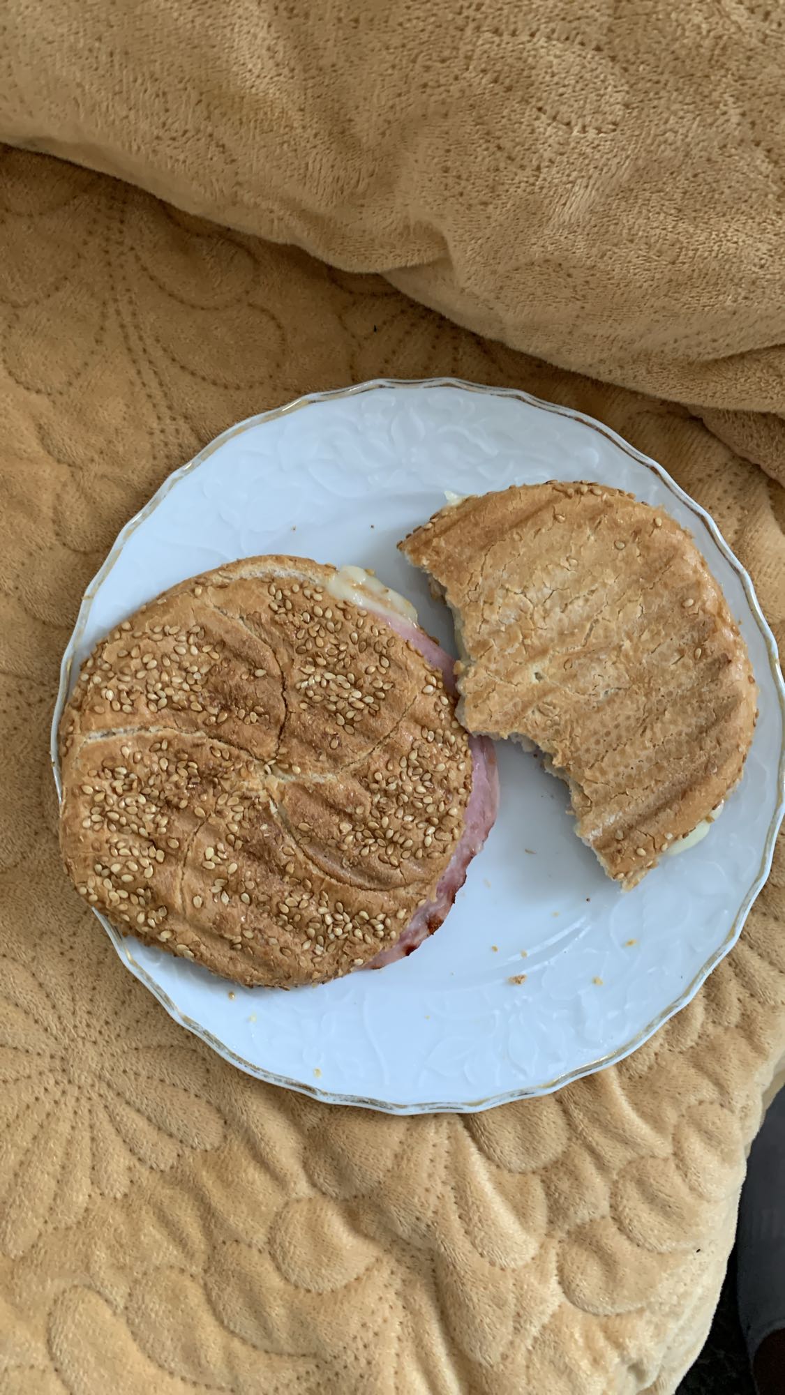 Sandviș cu șuncă și cașcaval