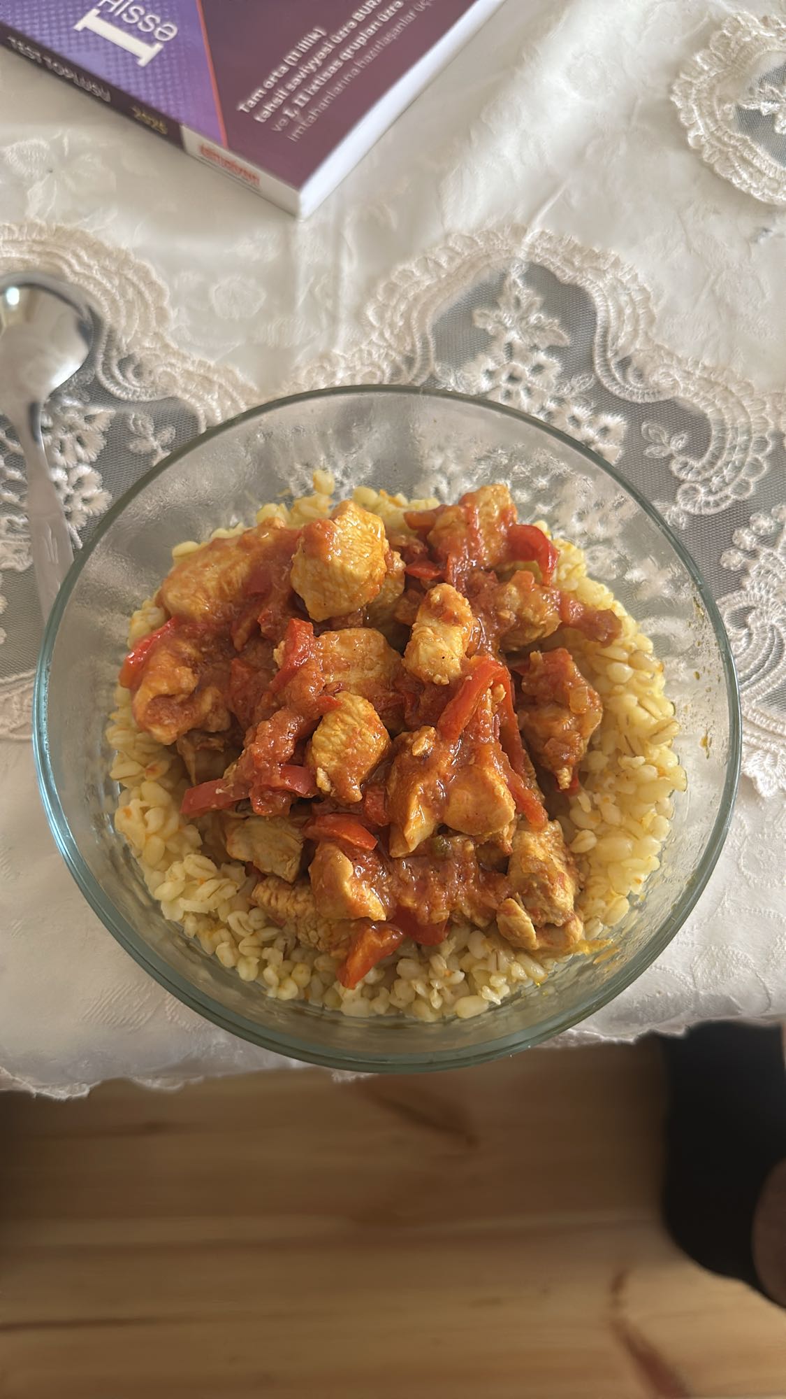 Tavuklu bulgur pilavı