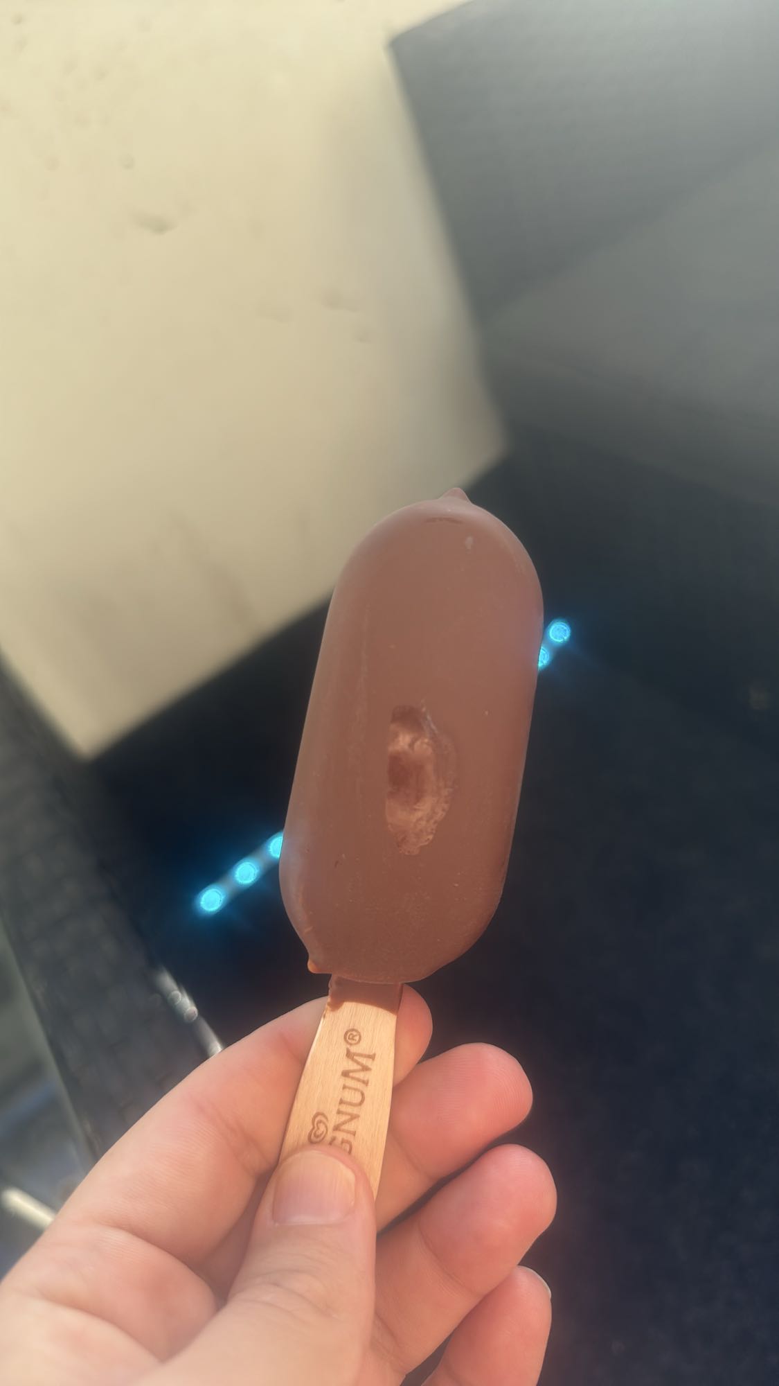 Chokladdoppad glasspinne