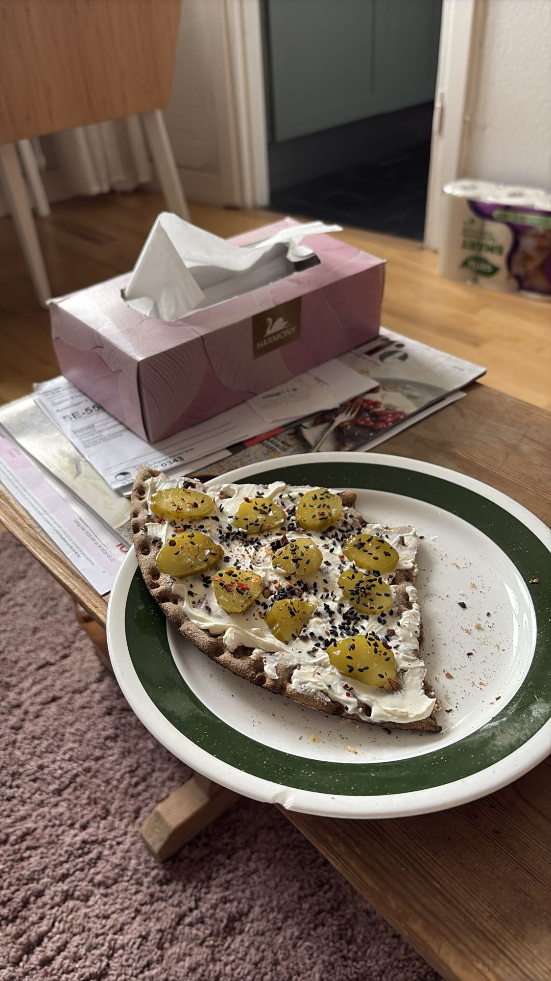 Knäckebröd med pålägg