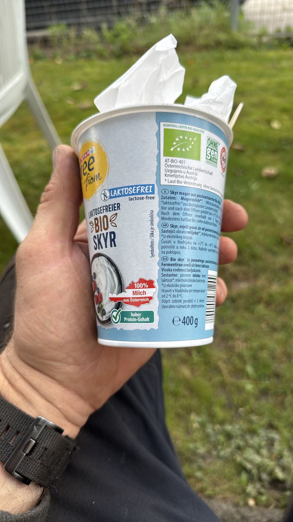 Laktosefreier Bio Skyr