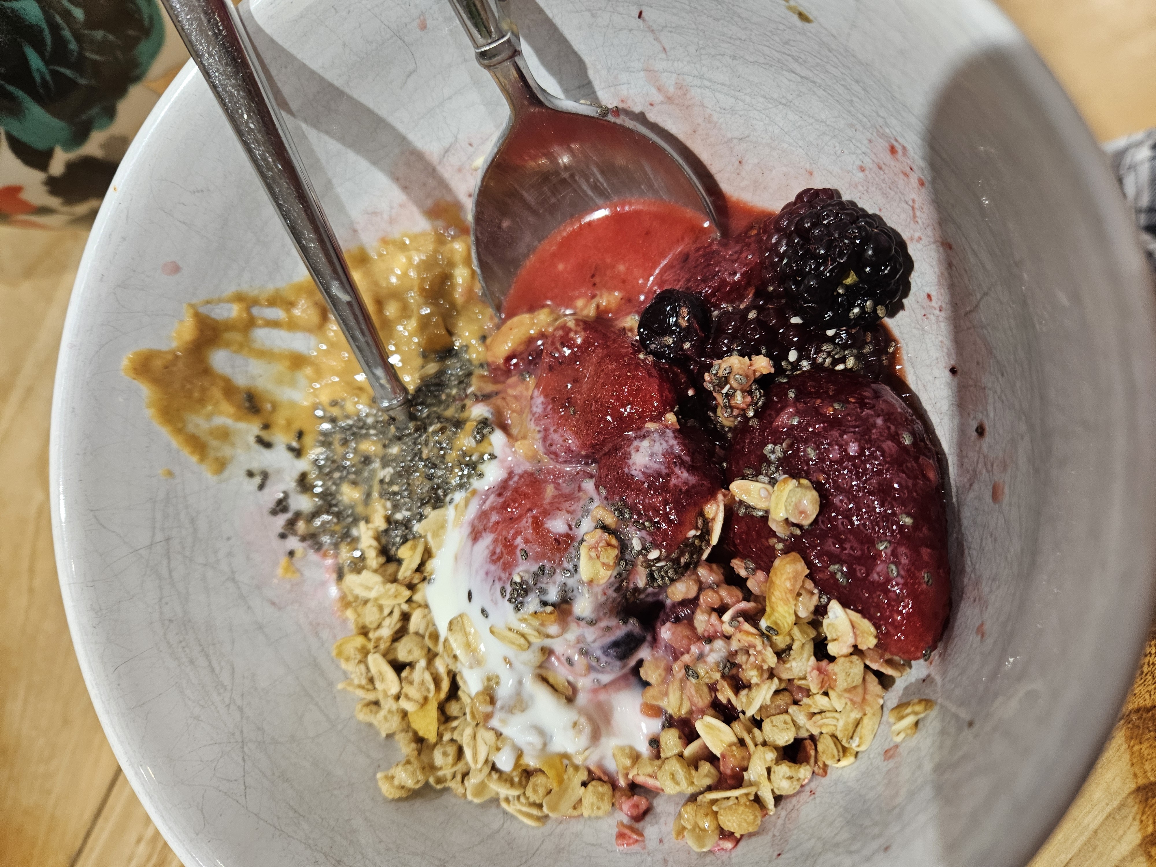 Berry Yogurt Granola Bowl