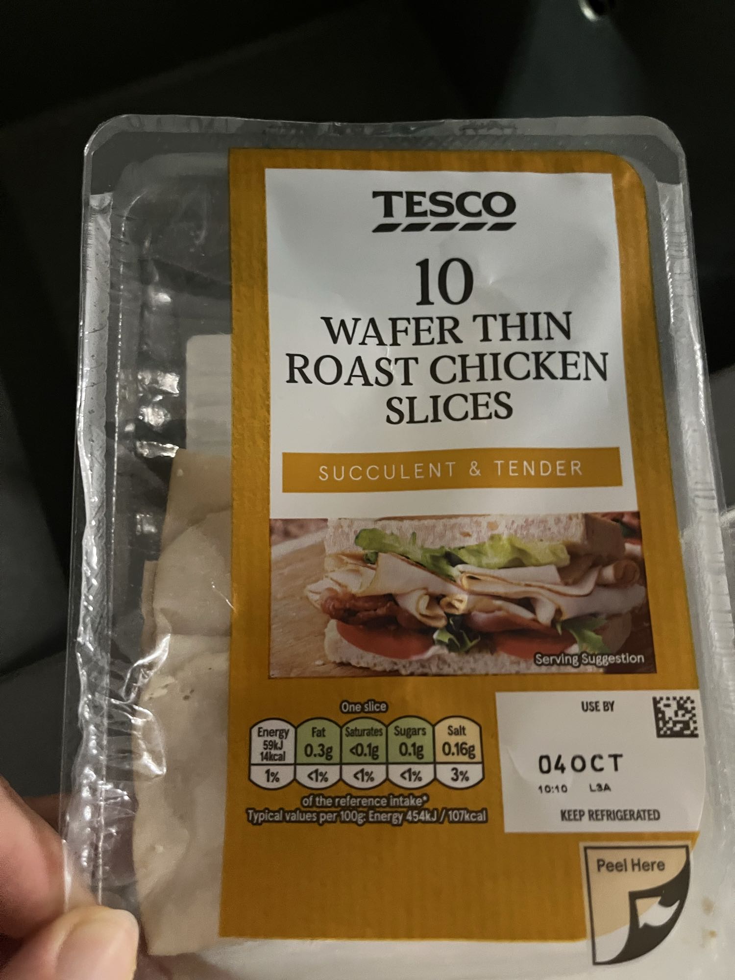 Wafer Thin Chicken Slices