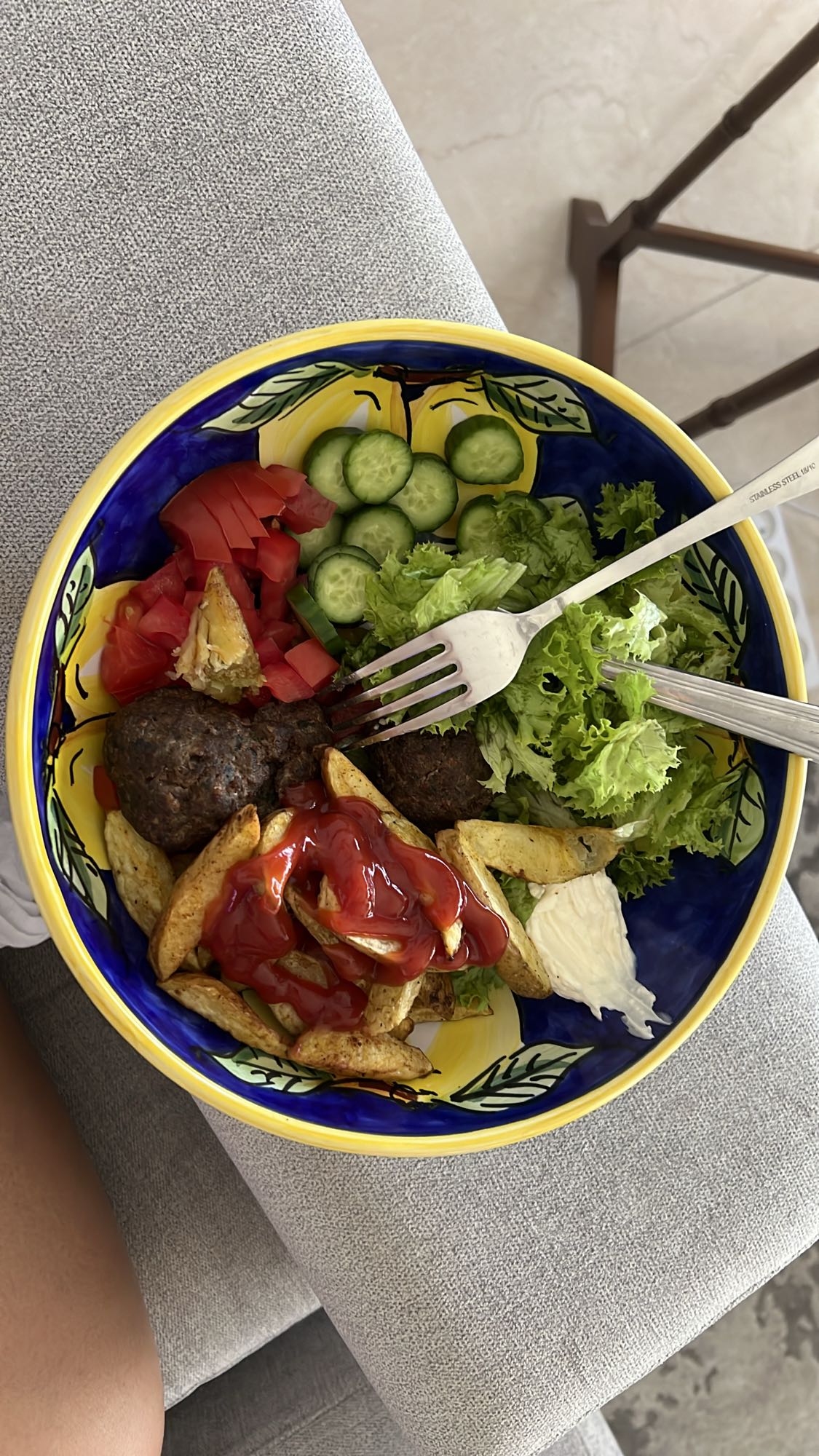 Kofta Bowl with Veggies
