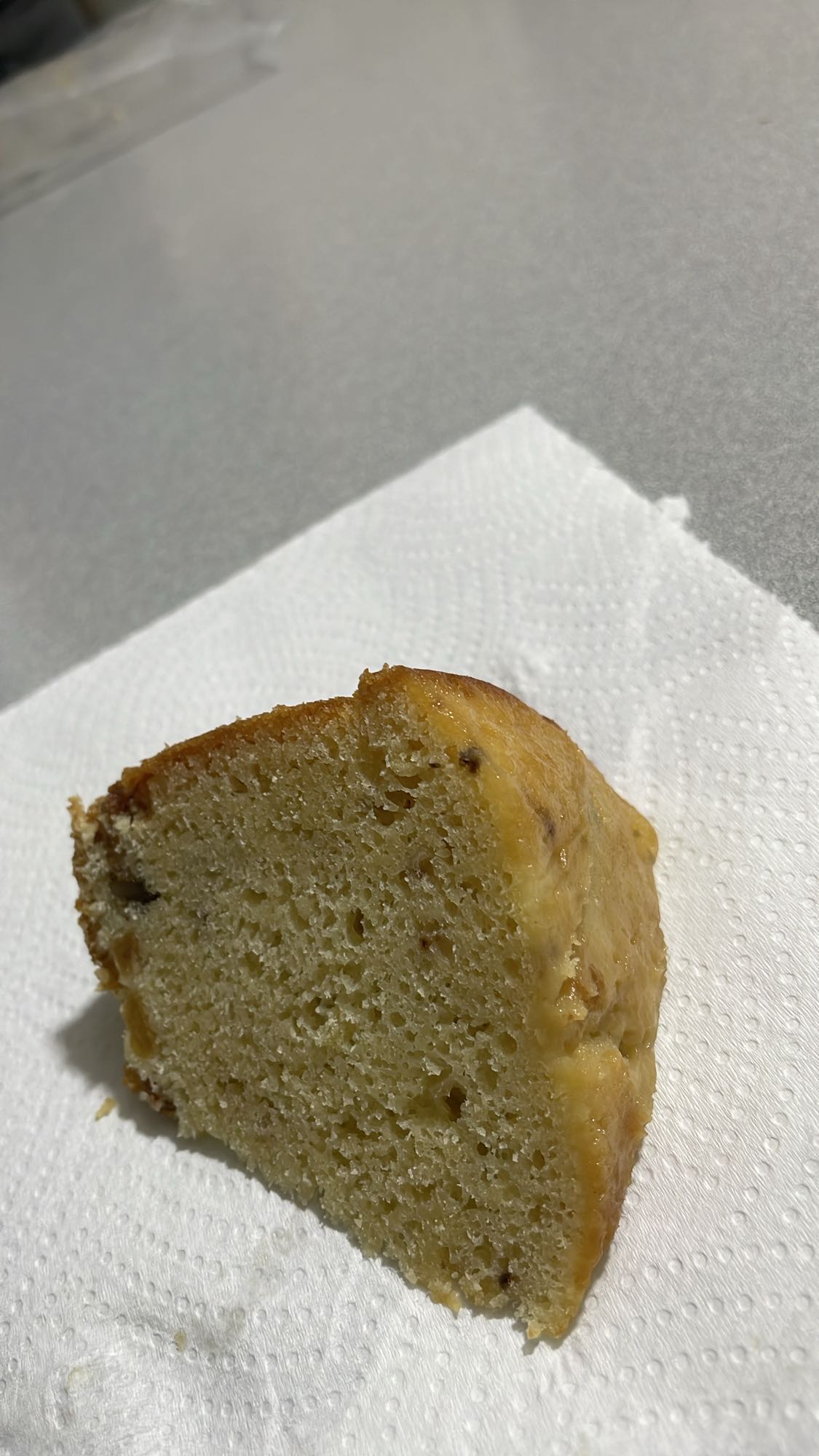 Banana bread slice