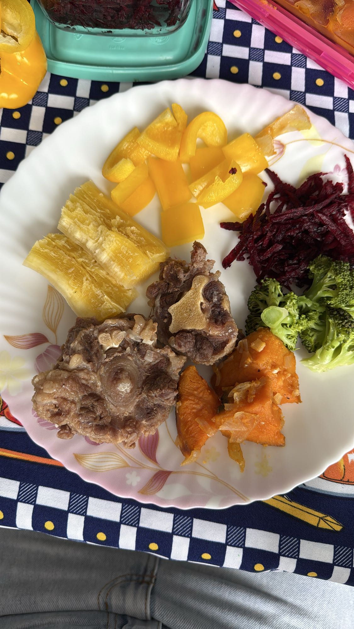 Prato variado saudável