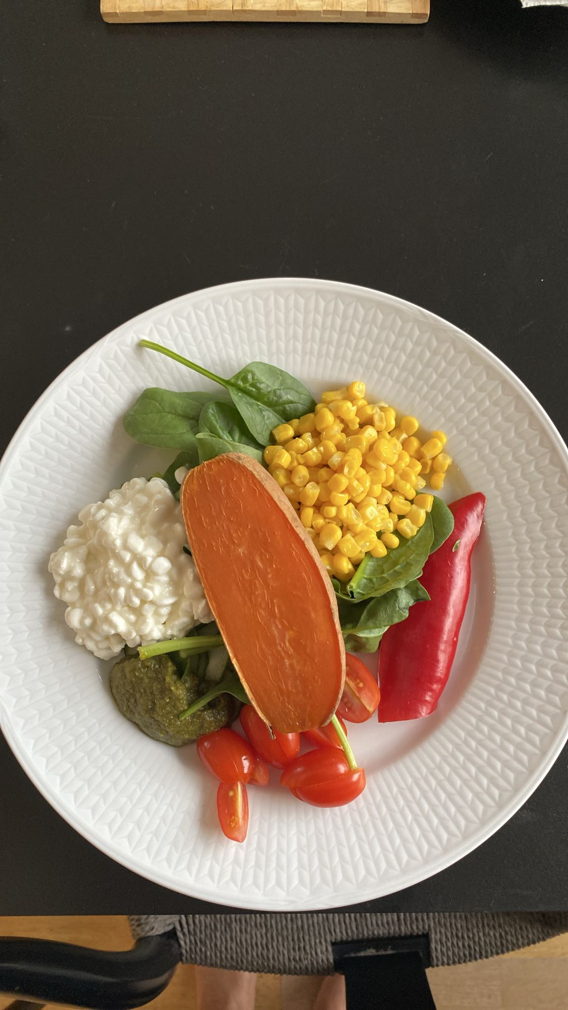 Grönsaksfat med keso