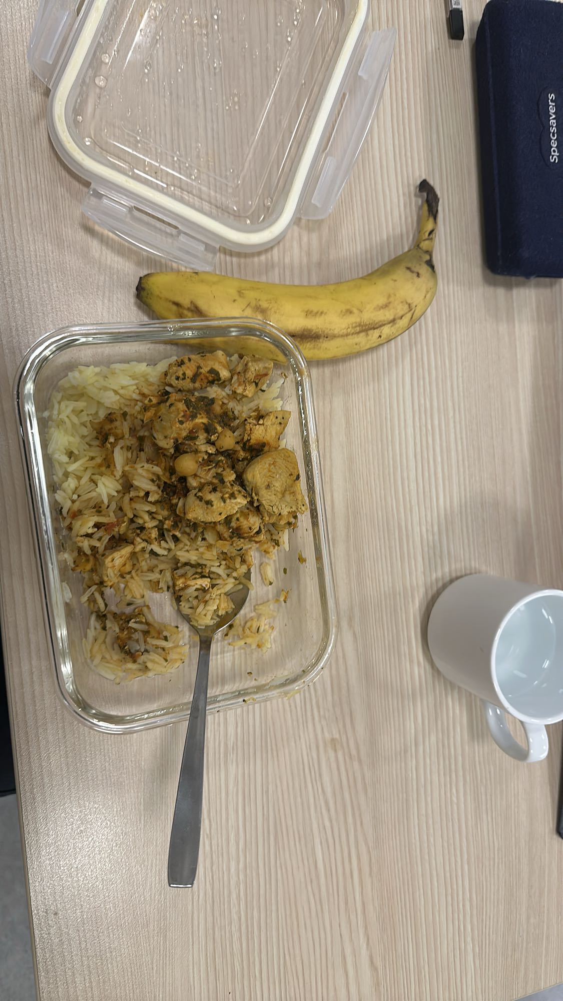 Kyckling med ris & banan