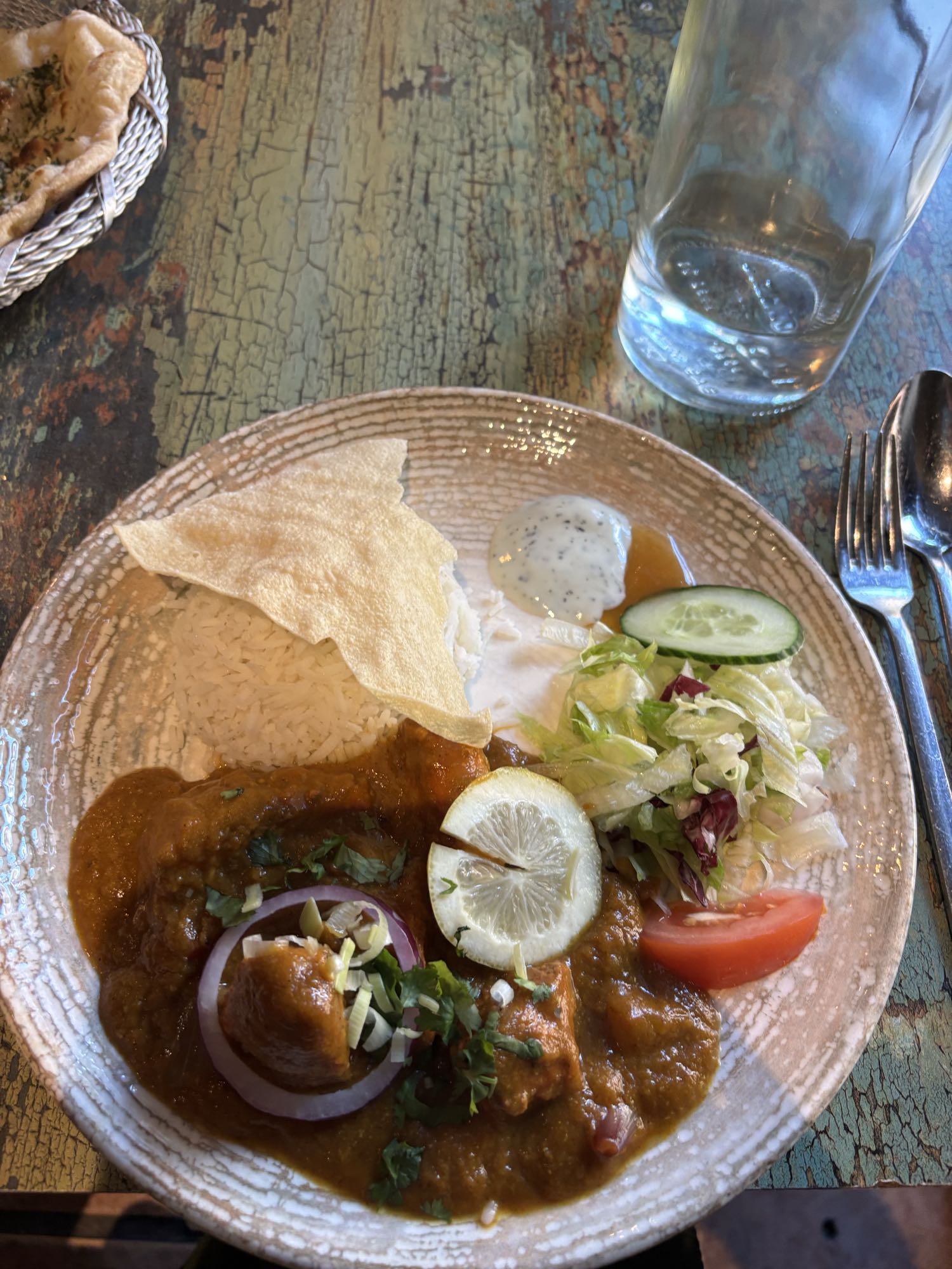 Kycklingcurry med ris