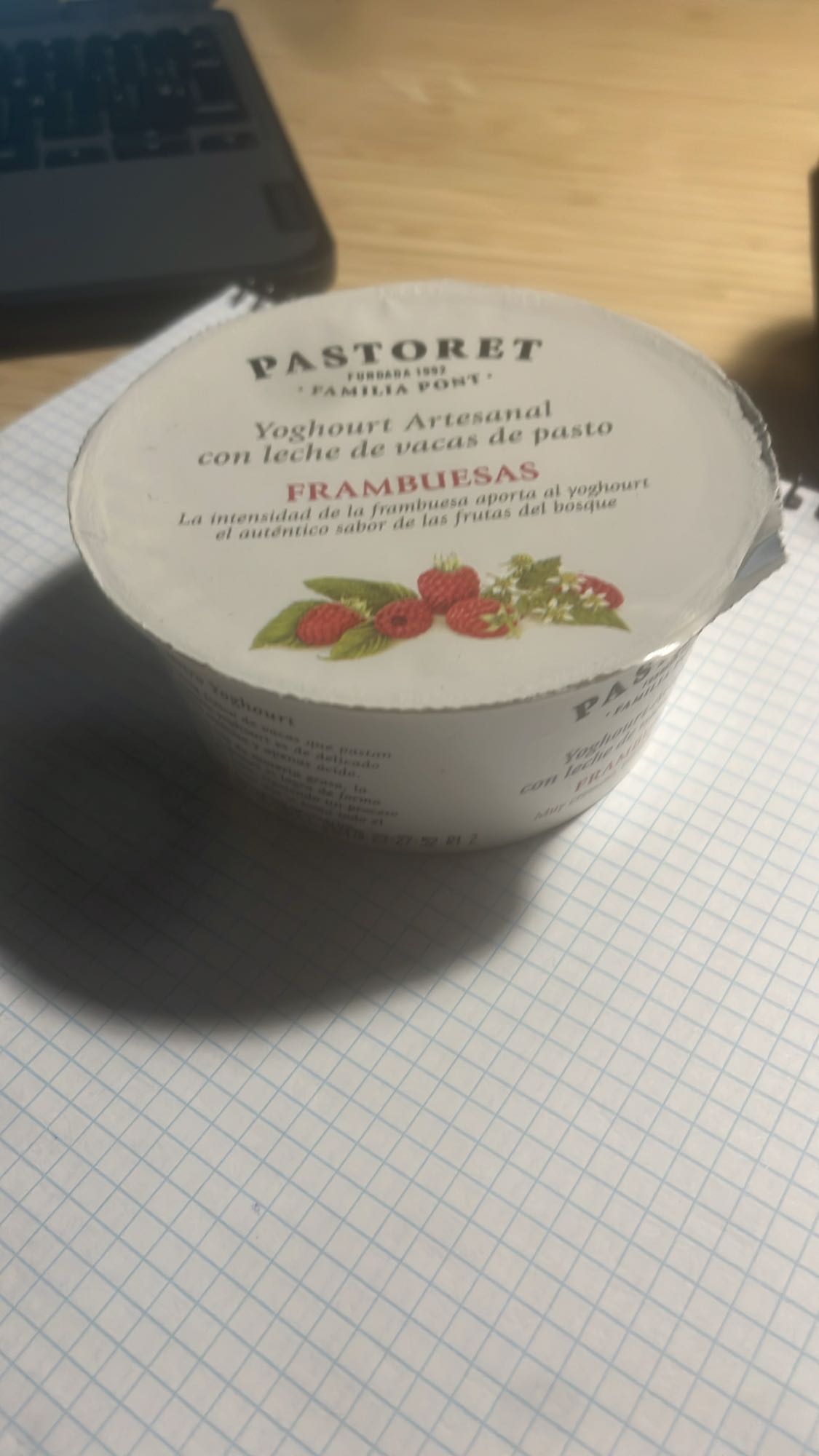 Yogur frambuesa Pastoret