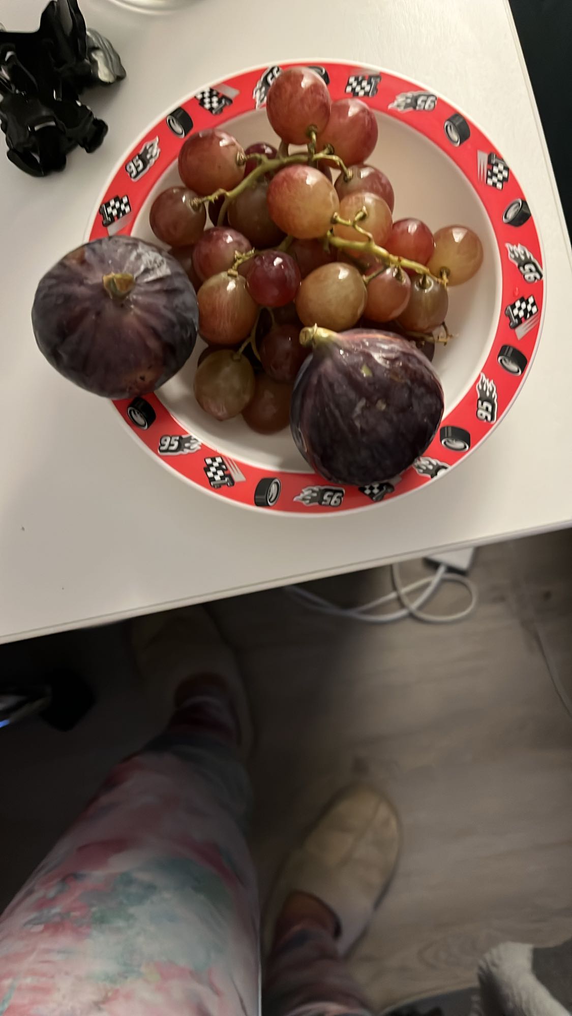 Grapes and figs plate