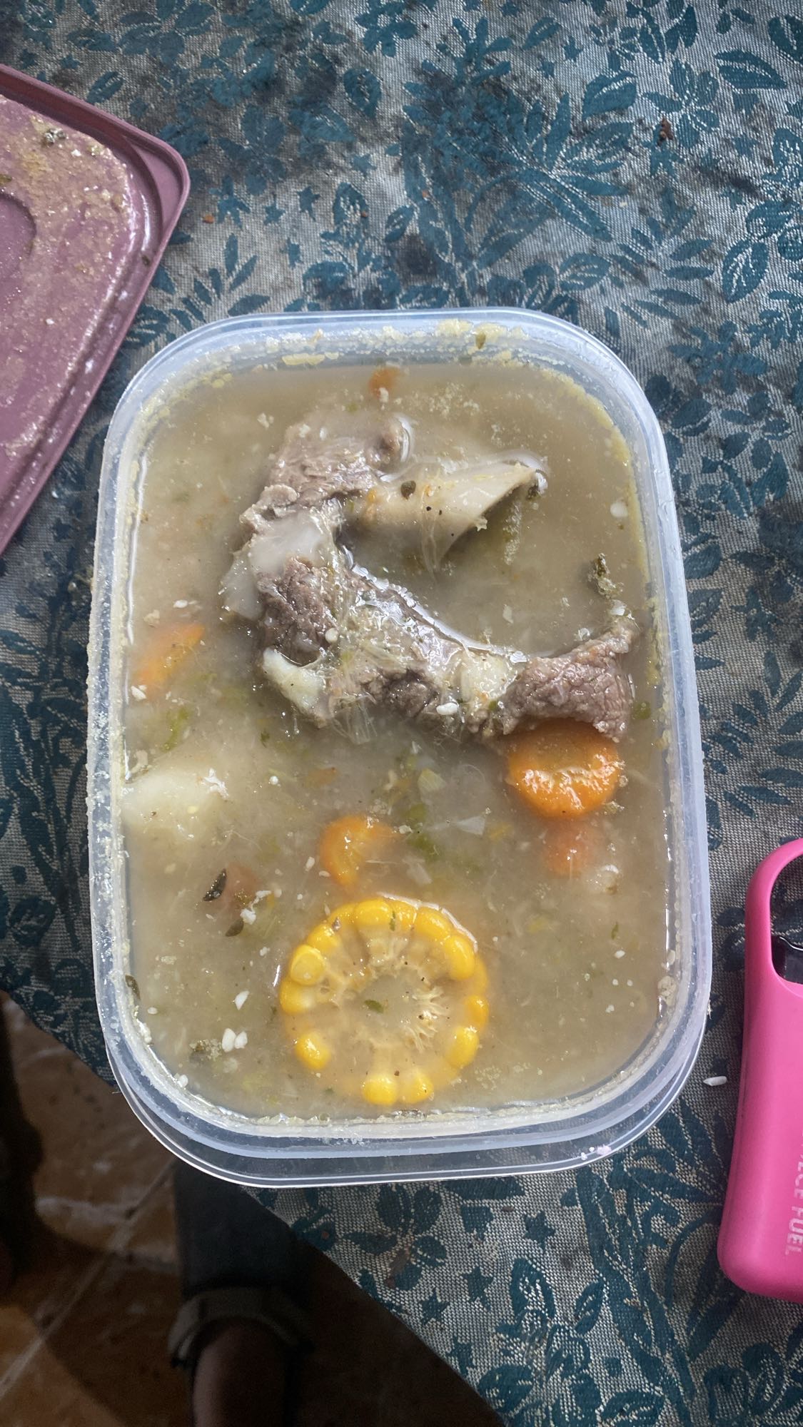 sopa de res con verduras