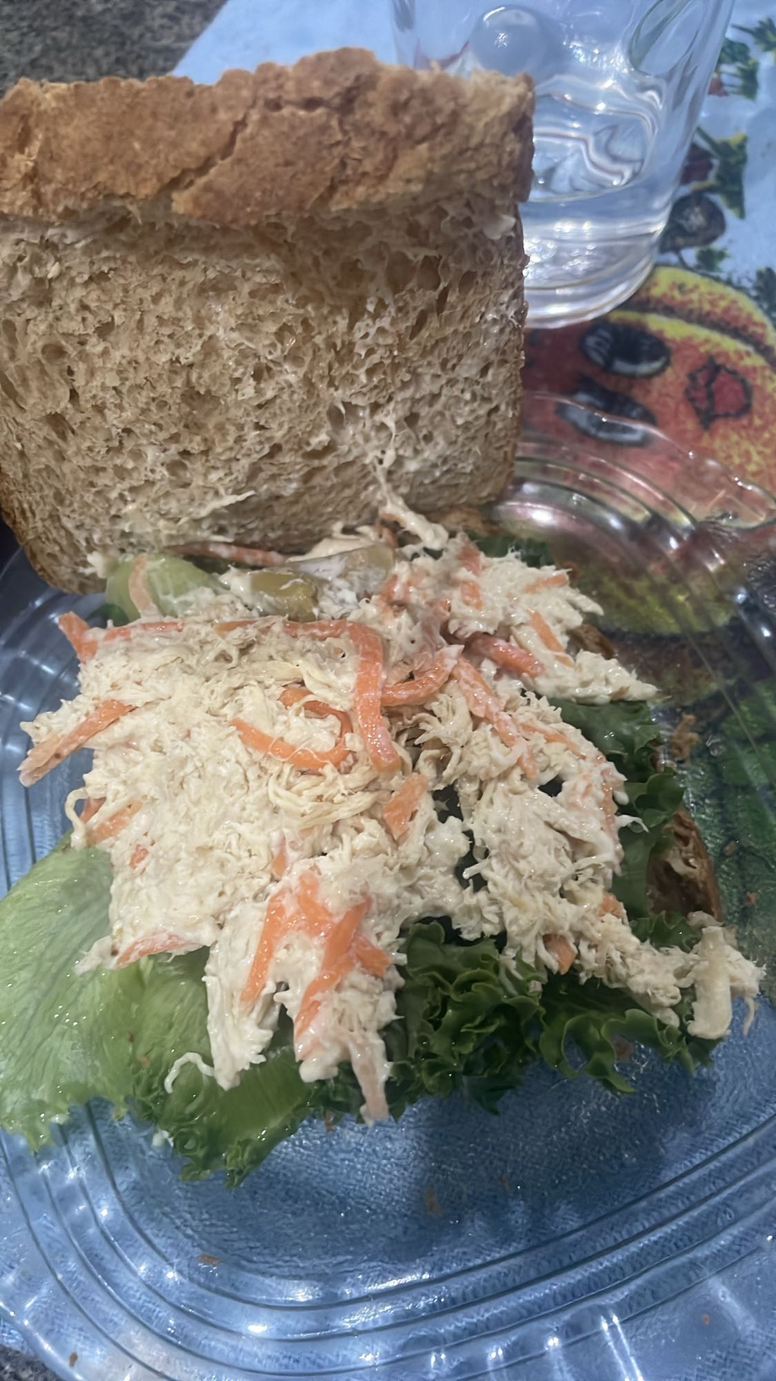 Sanduíche de frango natural