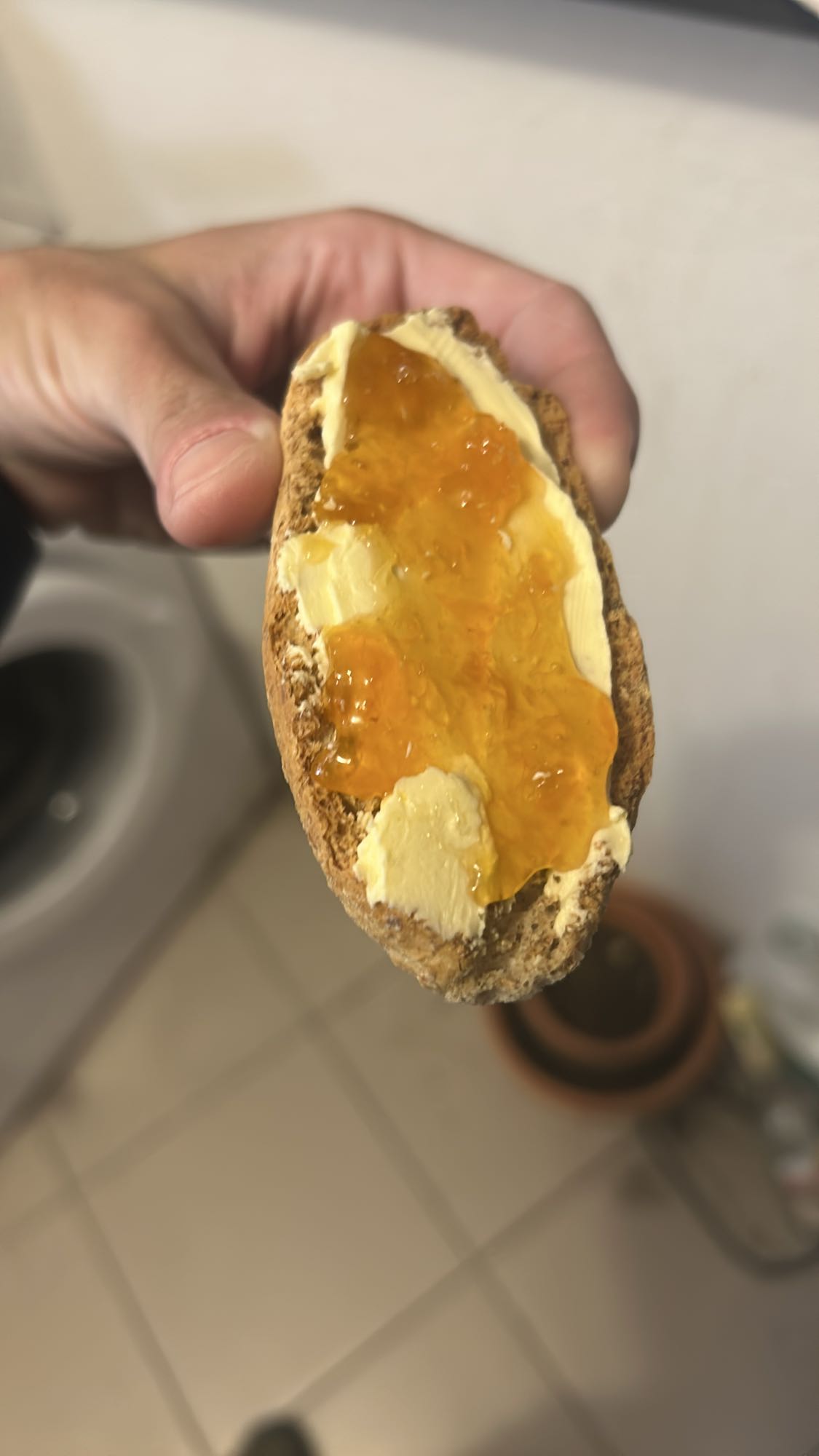 Tartine beurre confiture