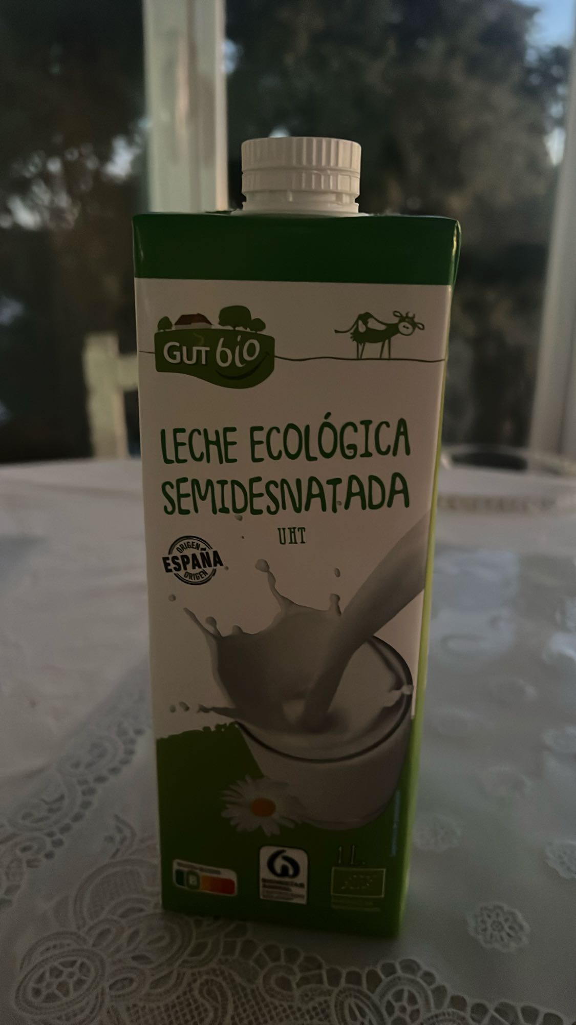 Leche semidesnatada bio