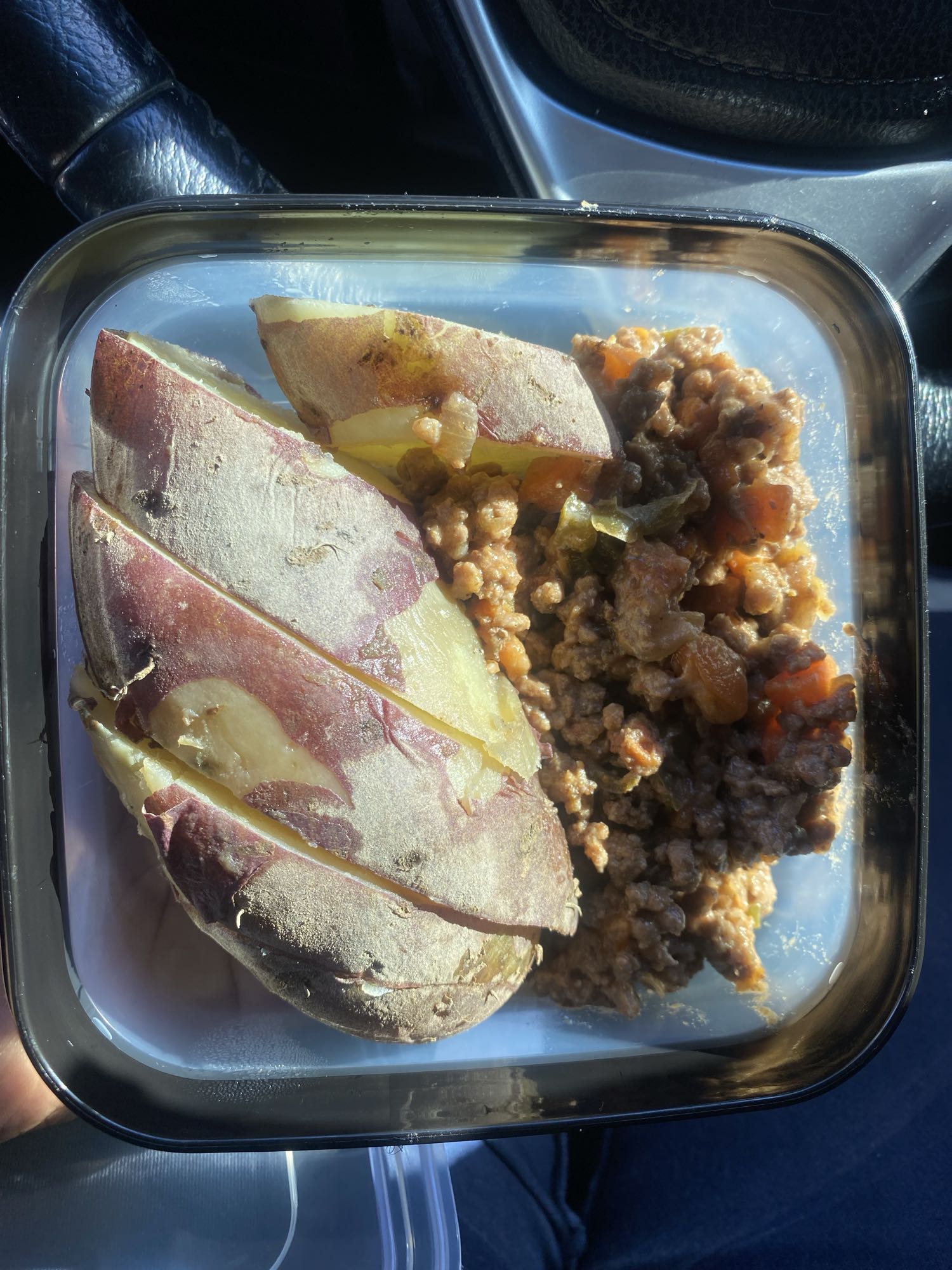 Sweet Potato & Beef Mix