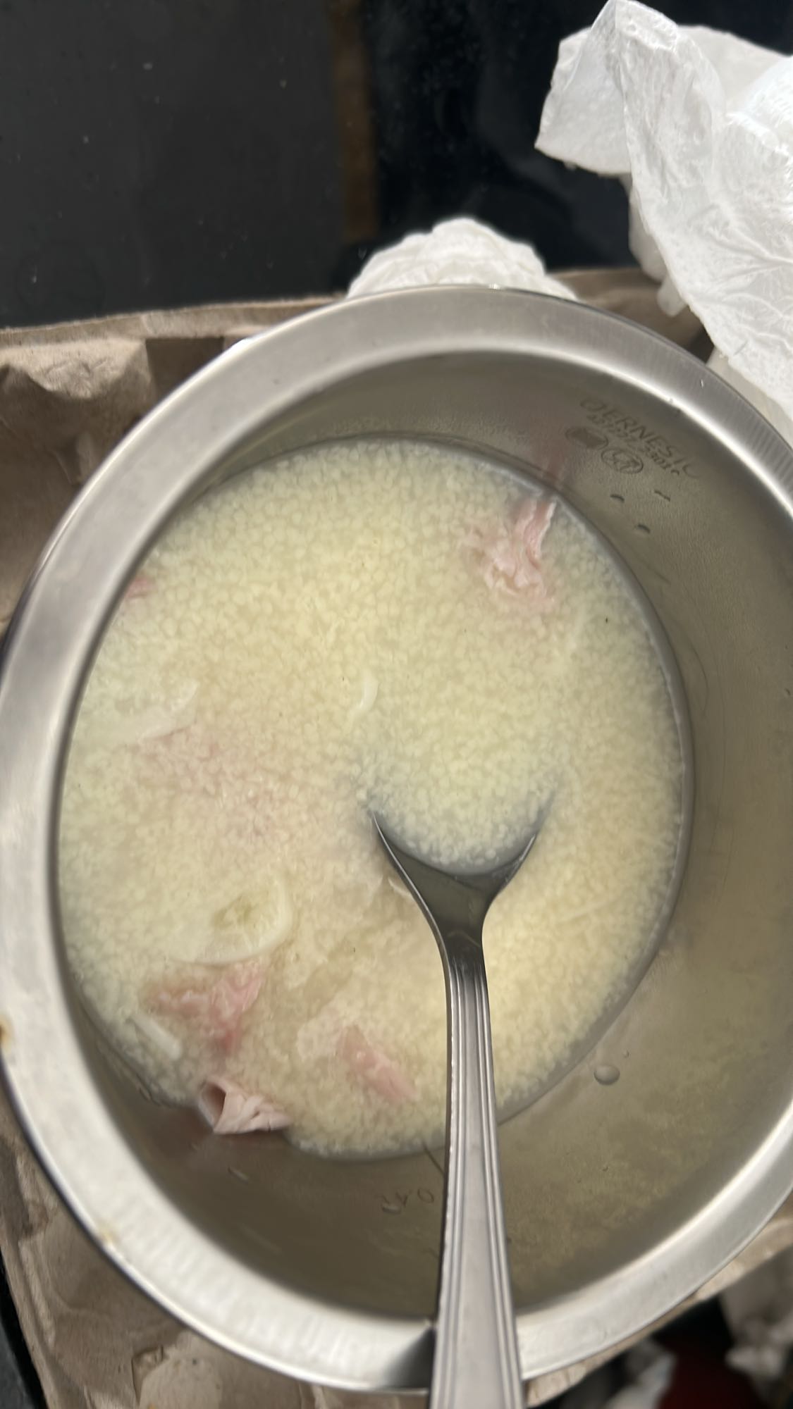 Soupe de floraline à l’ail