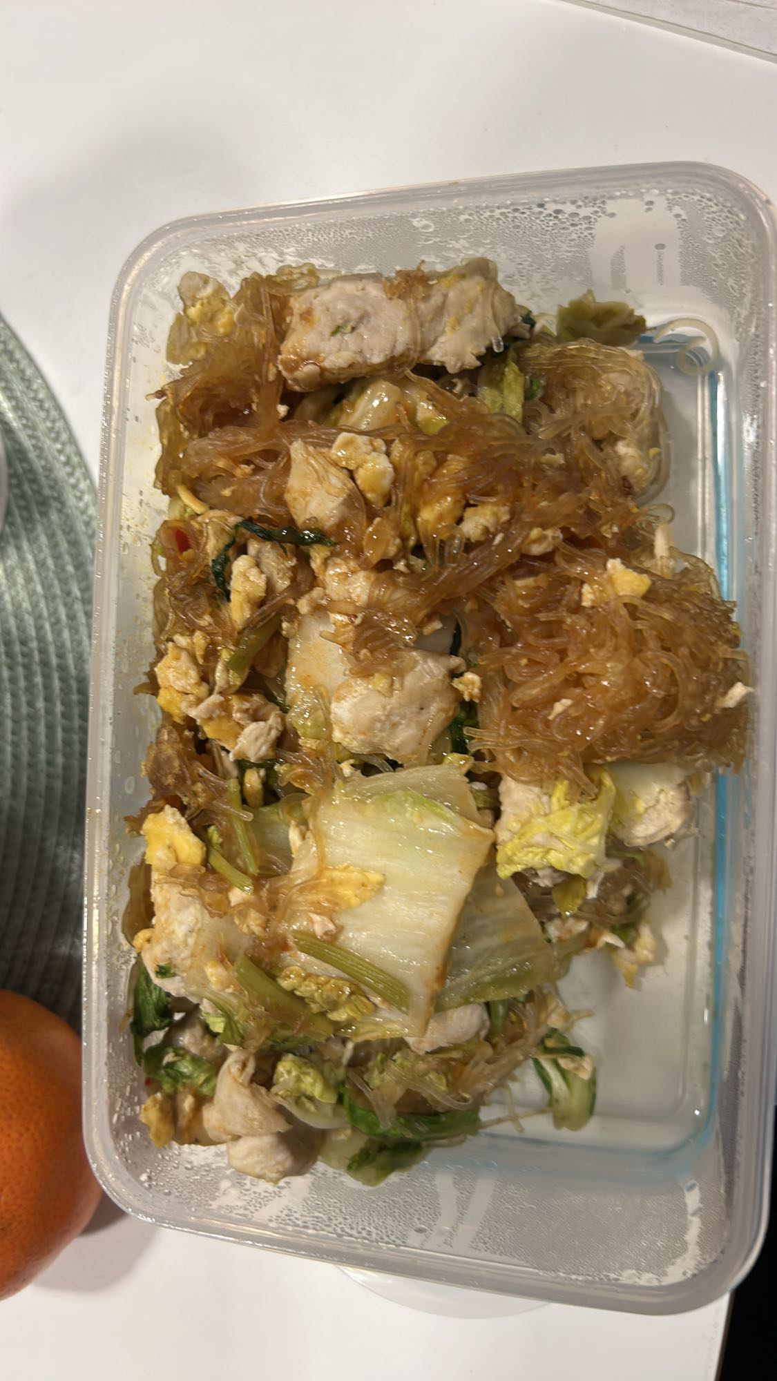 Glassnudler med kylling