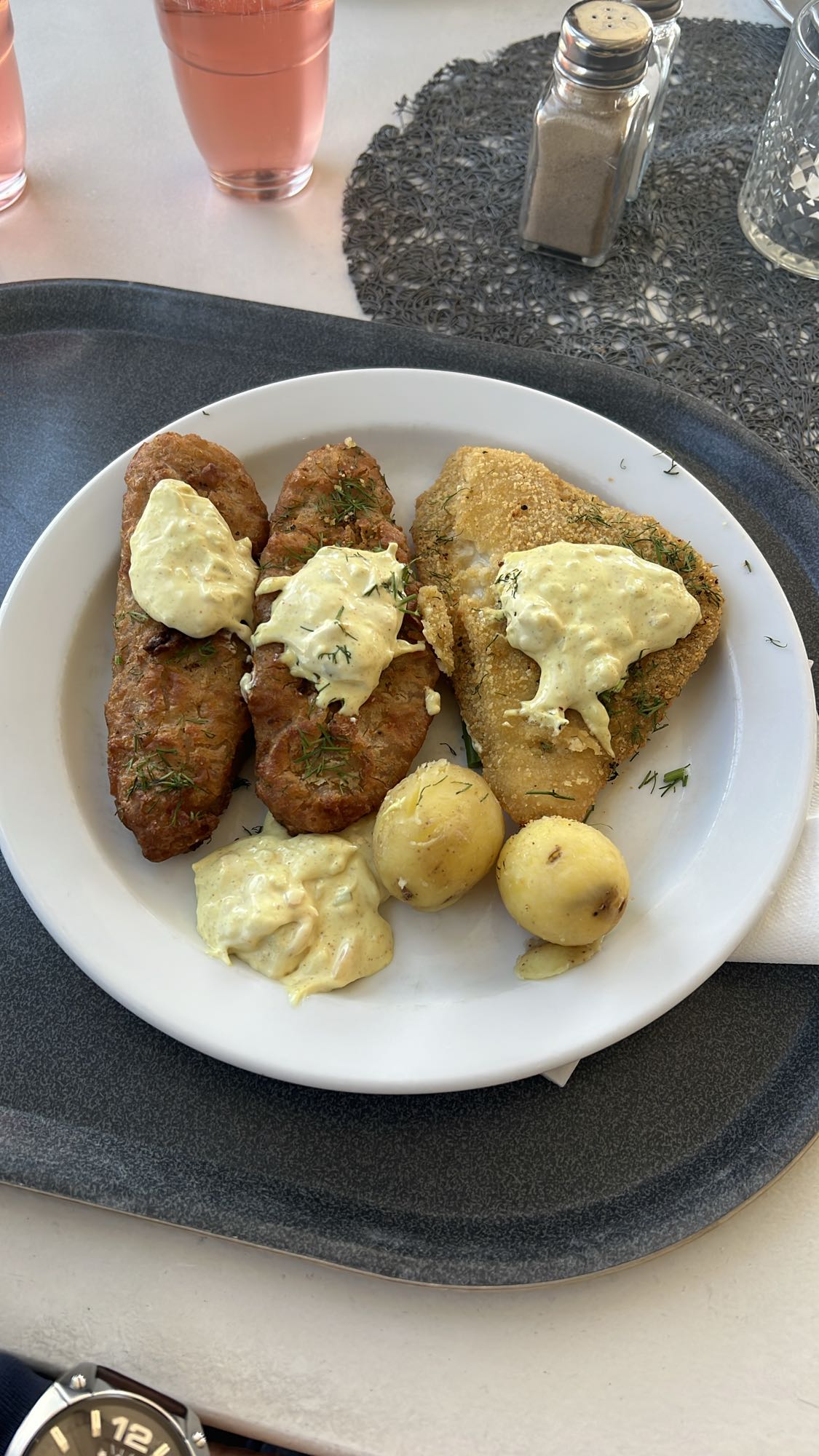 Panerad fisk & potatis