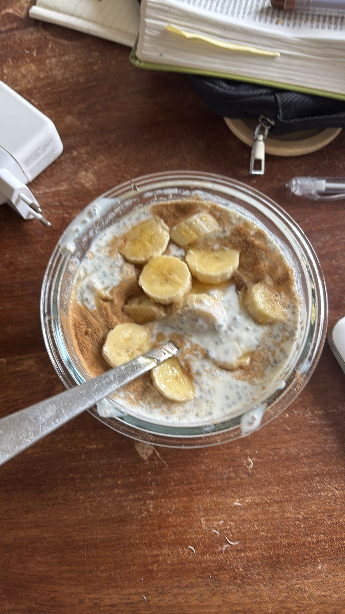 Chiapudding med banan