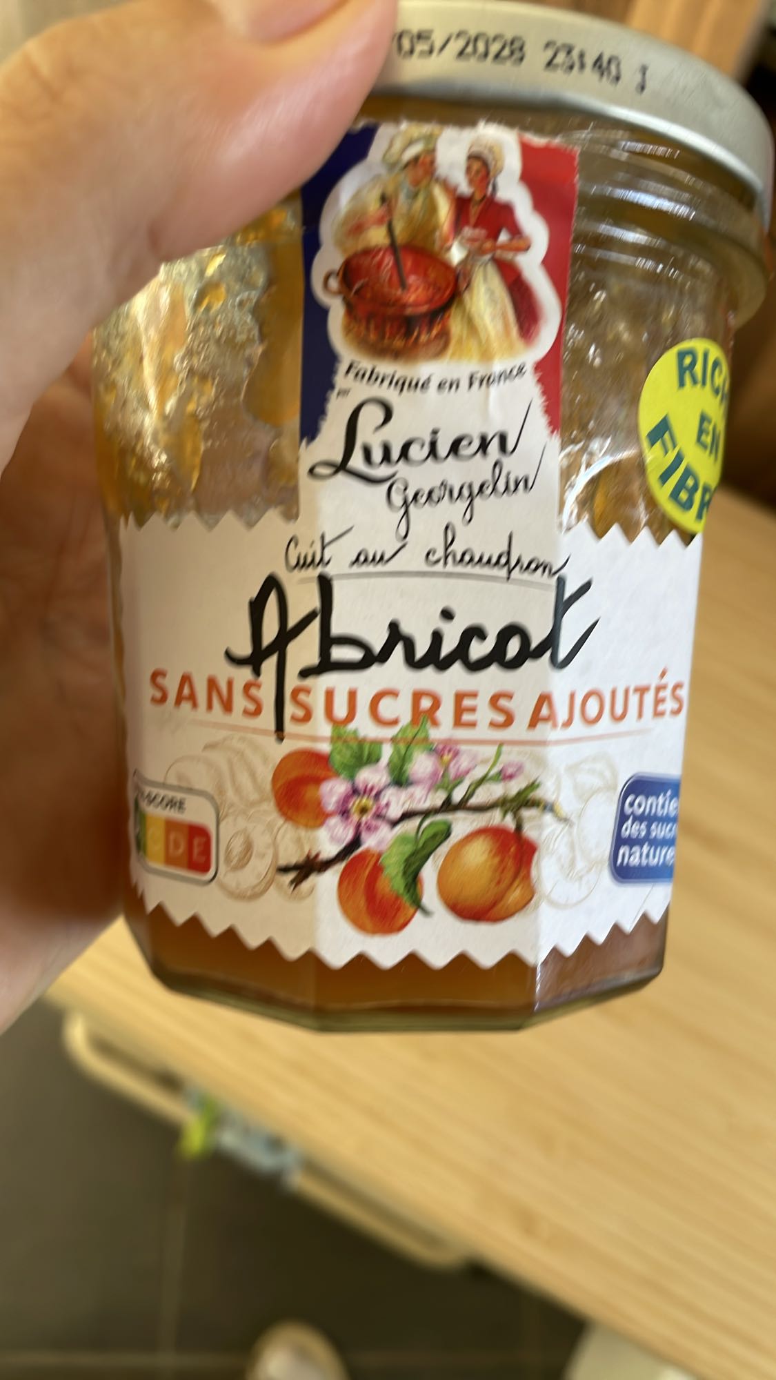 Confiture d'abricot sans sucre