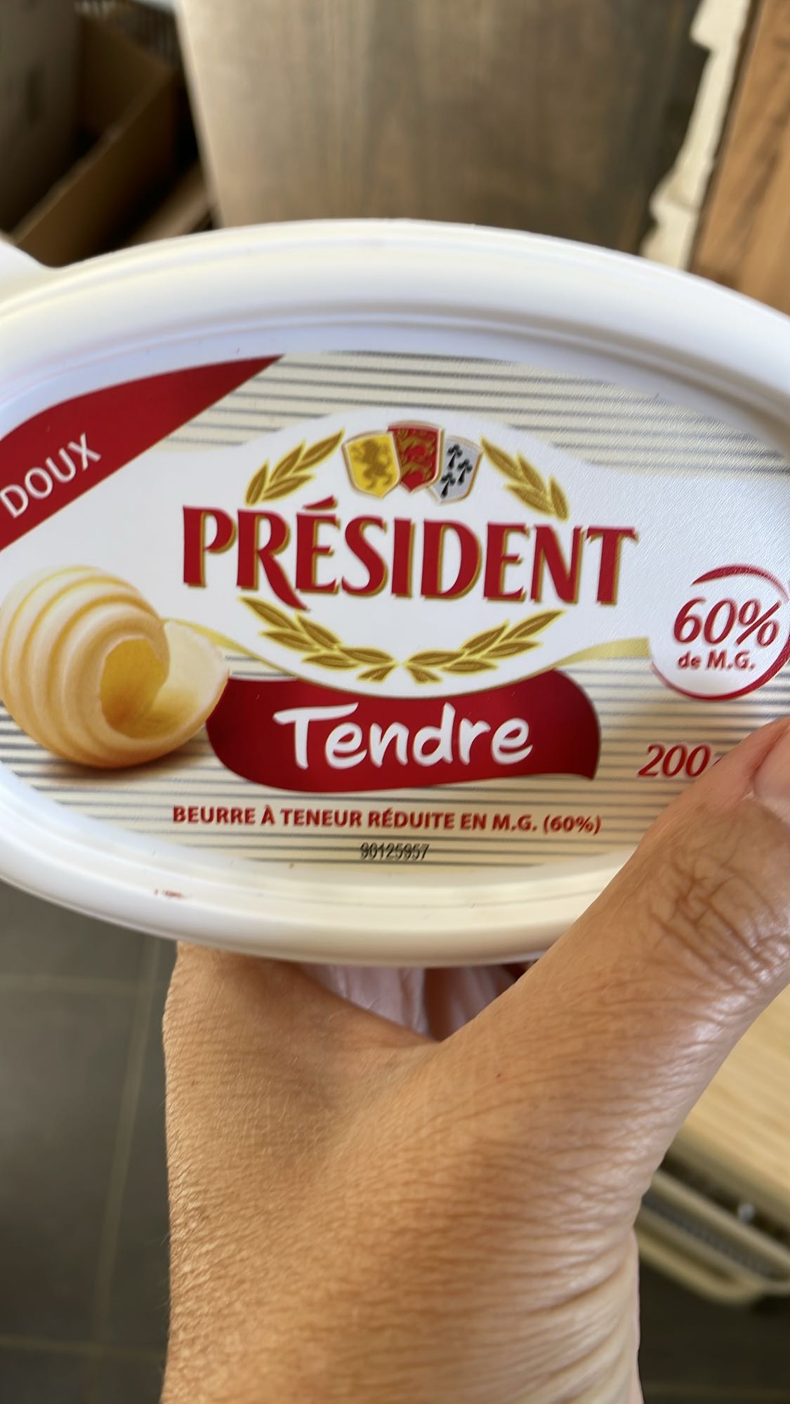 Beurre doux Président