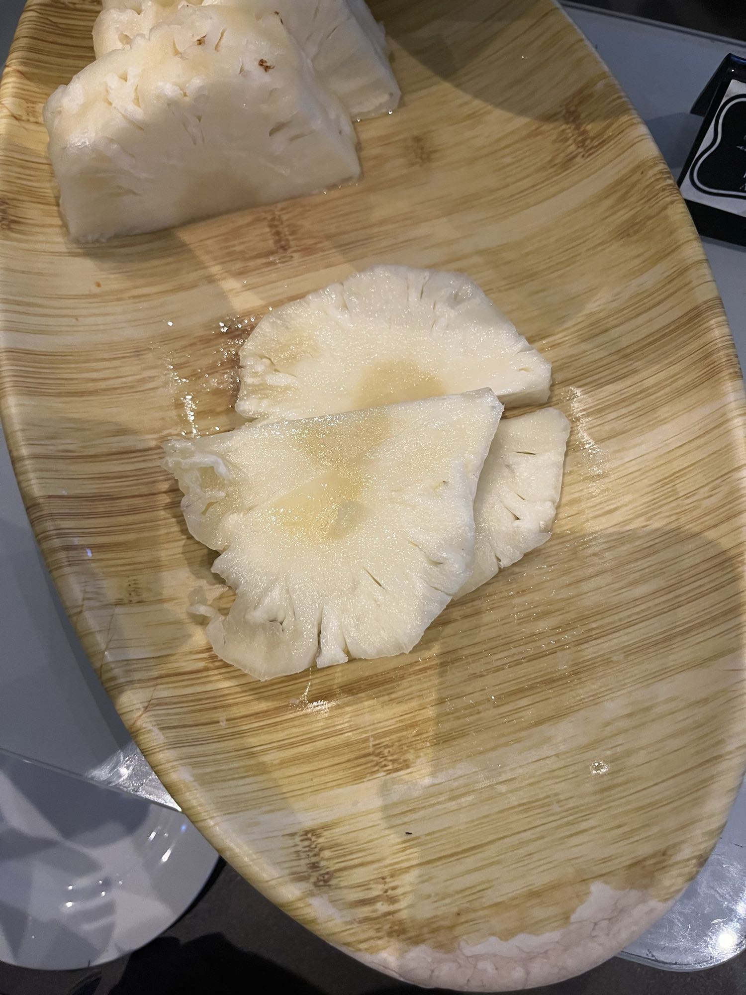 Rodajas de piña fresca