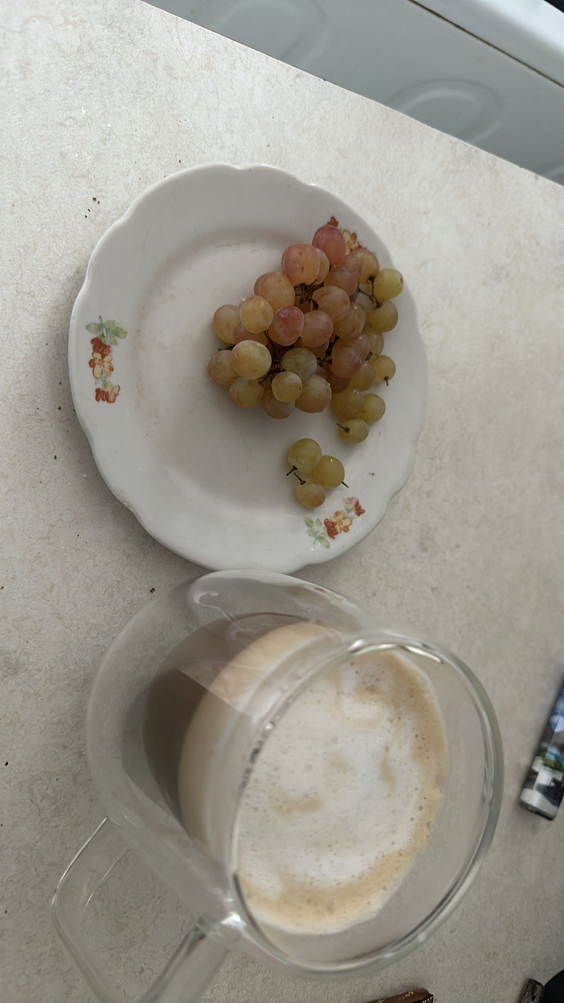 Grapes and Latte