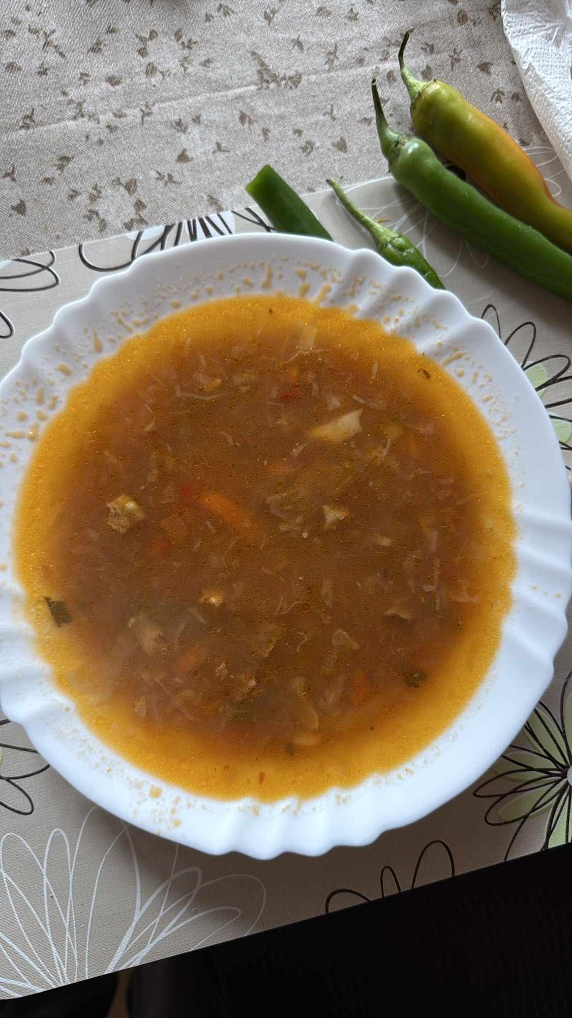 Ciorbă de legume cu carne