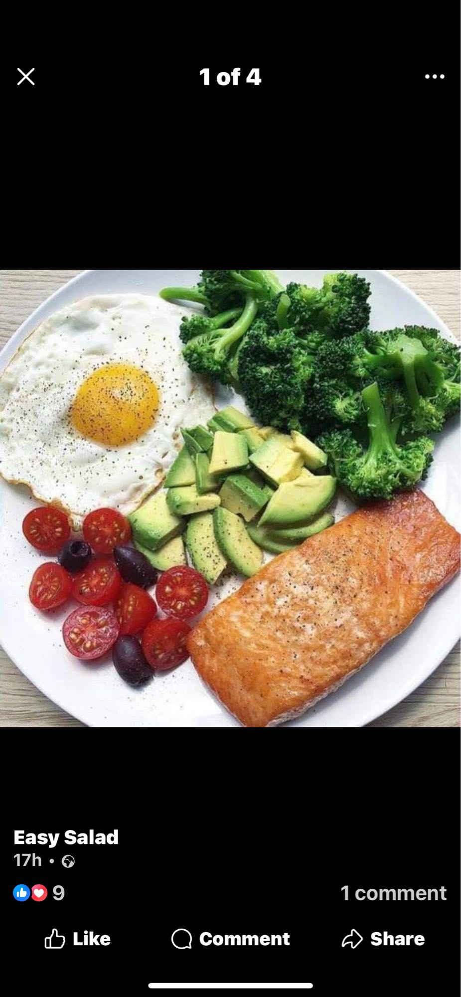 Salmon Veggie Plate
