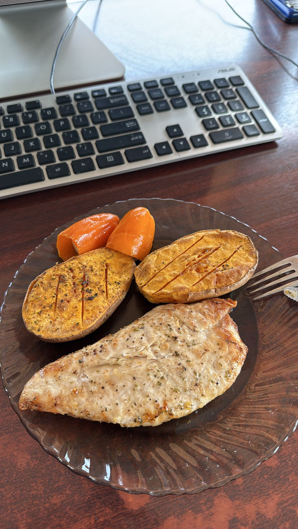 Piept de pui cu cartofi dulci