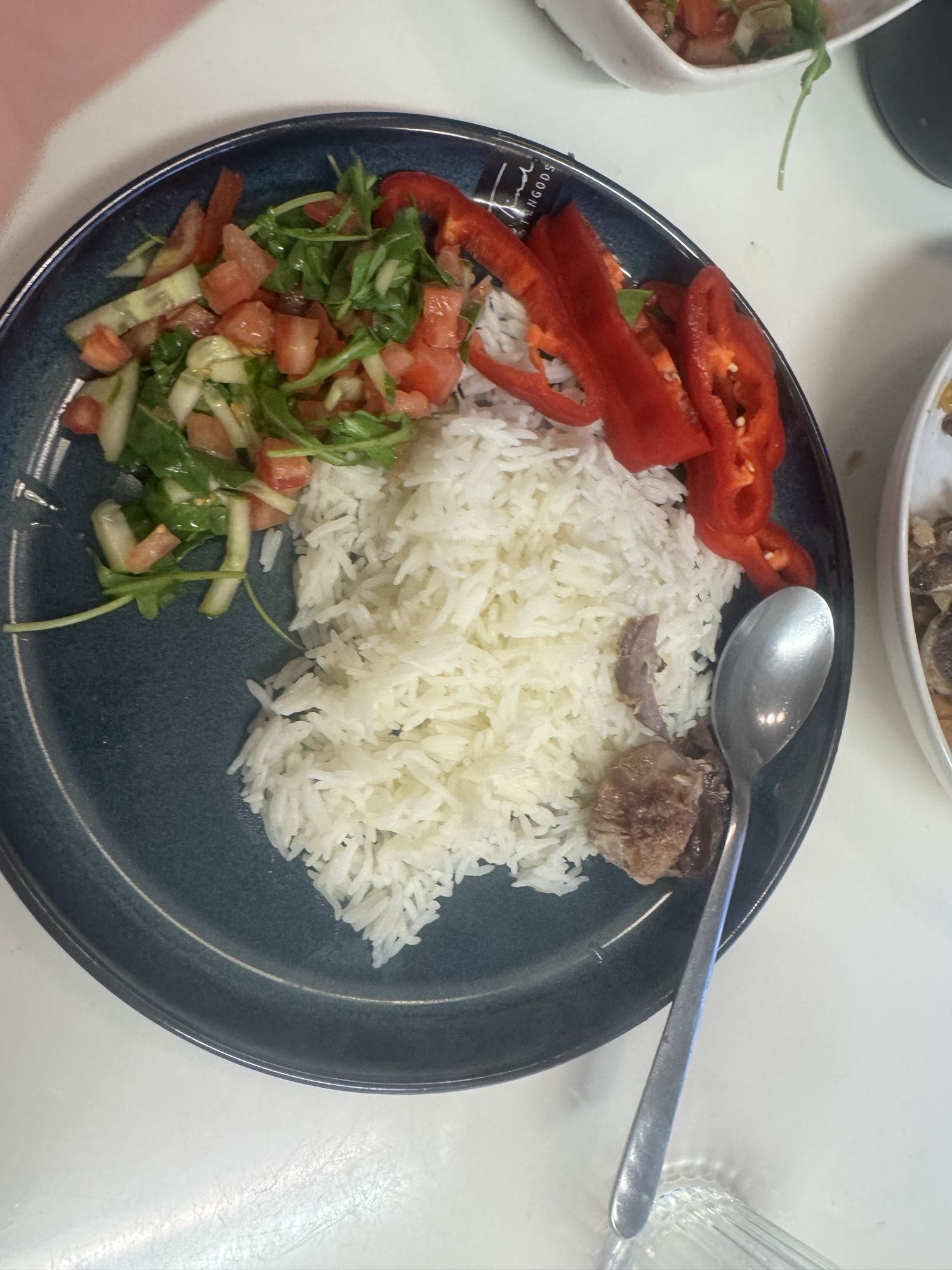 Ris med grönsaker och kött