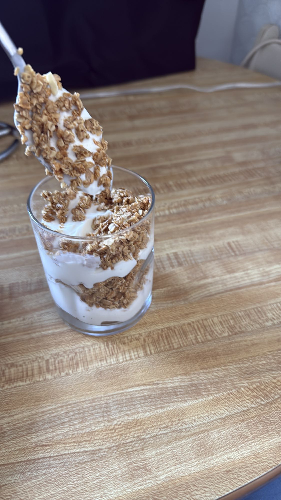 Parfait au yaourt et granola