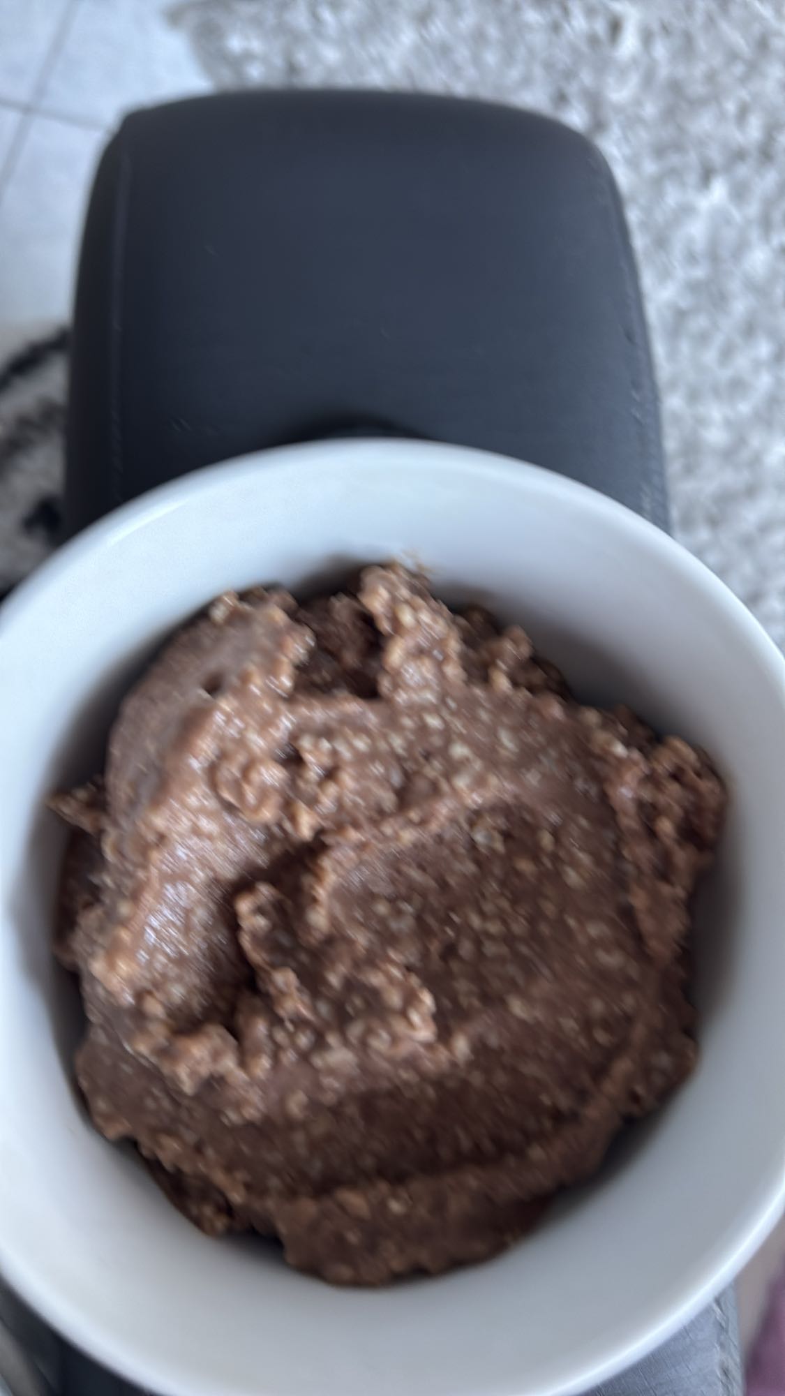 Budincă de ovăz cu cacao