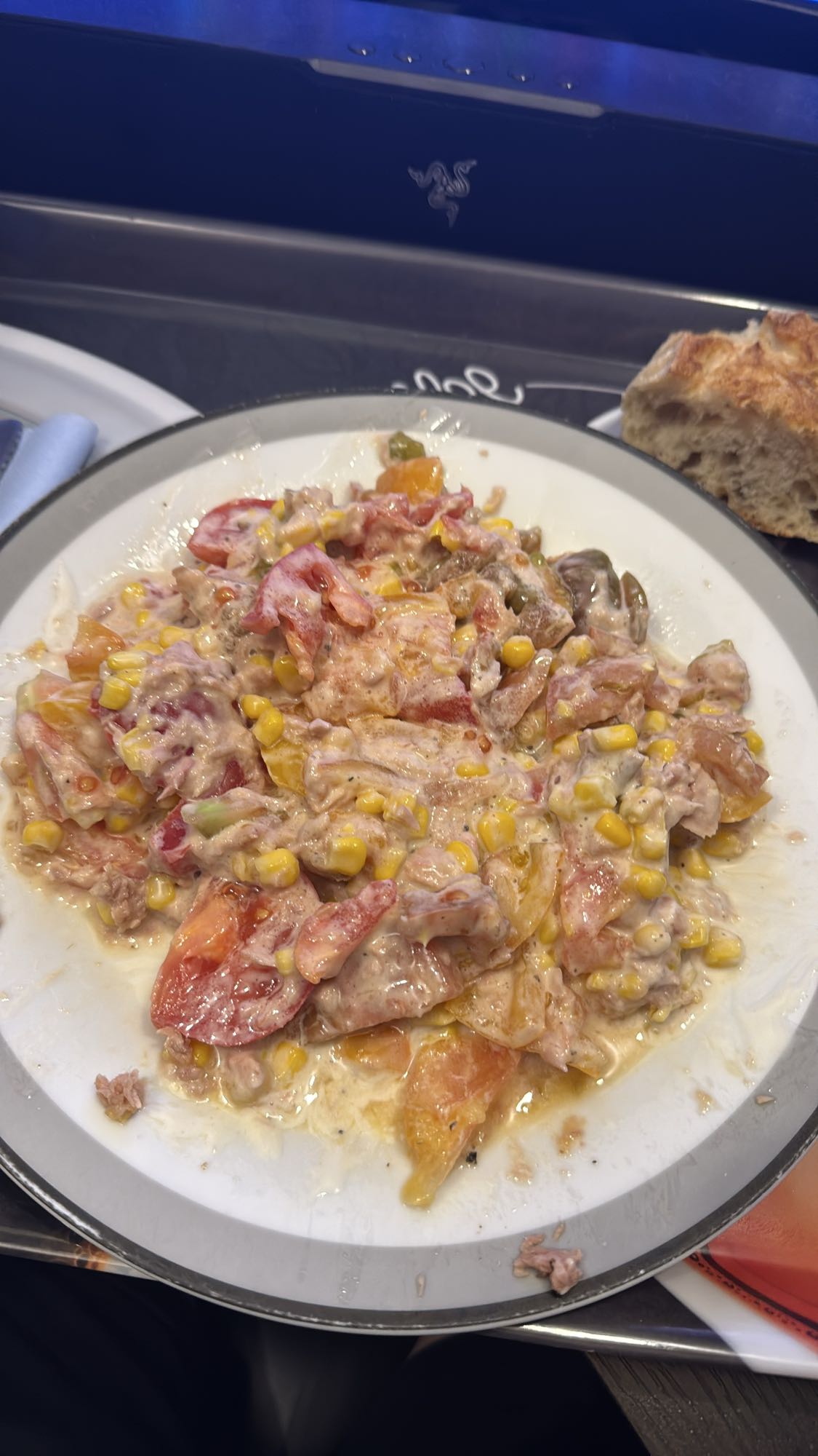 Salade thon maïs crémeuse