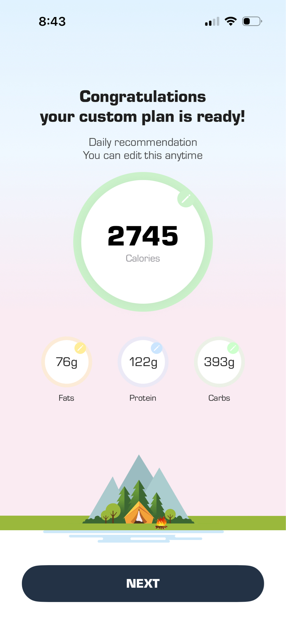 Custom Daily Plan