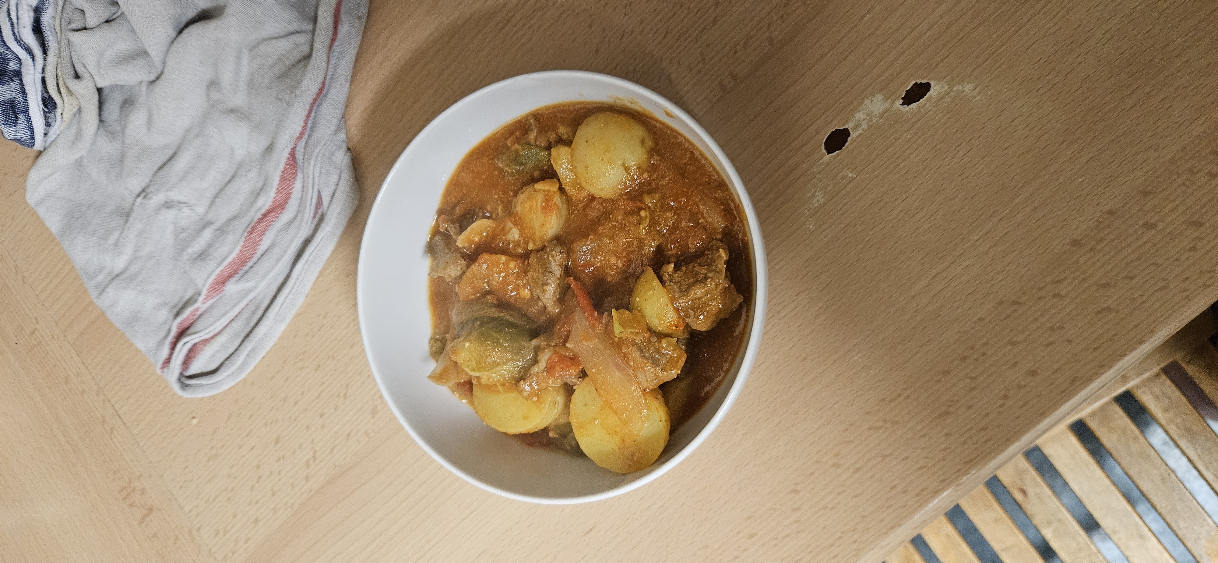 Beef stew with potatoes