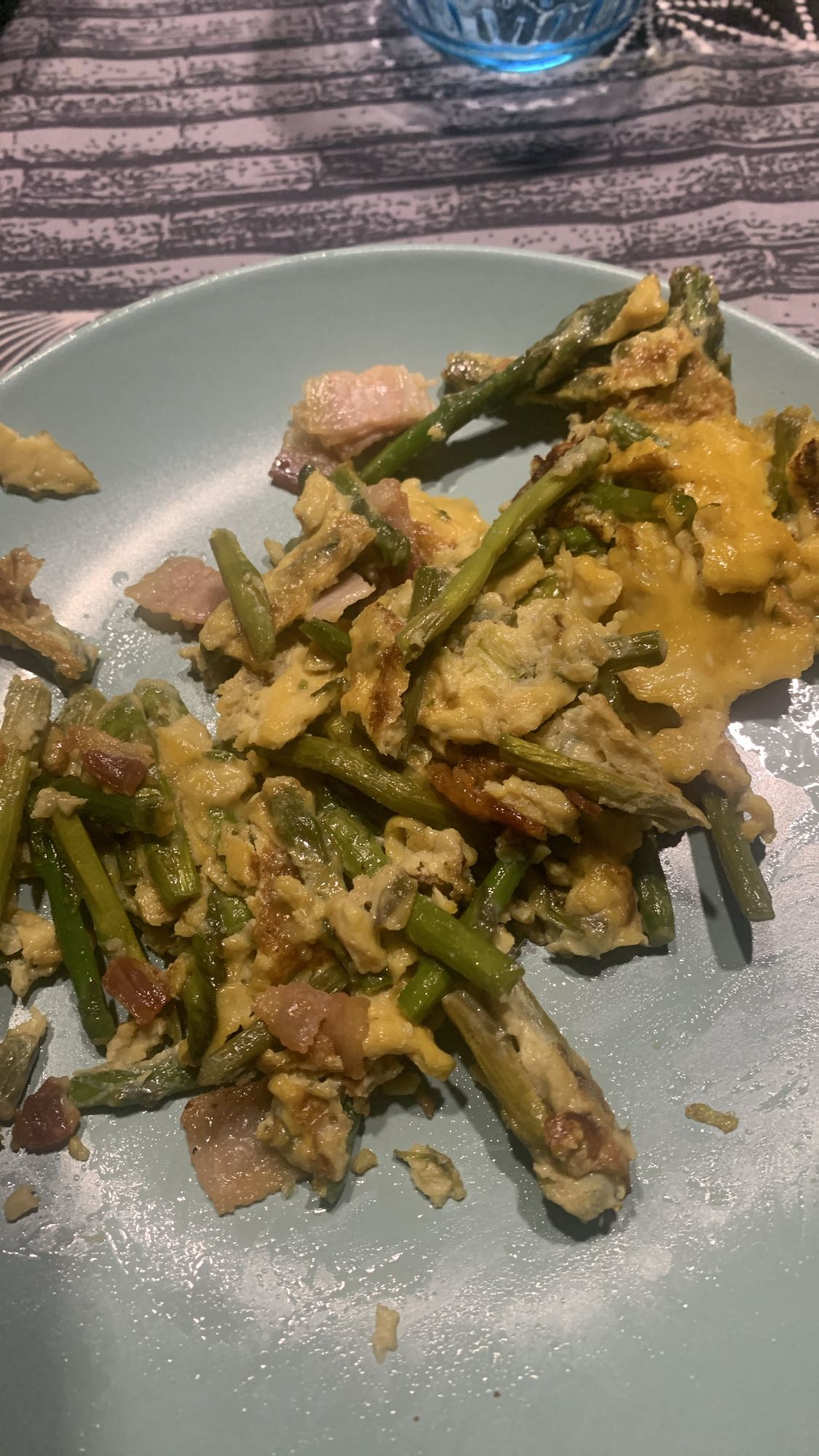 Revuelto con espárragos